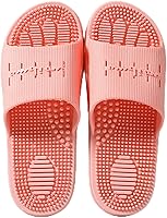 Vista 15 de Zapatos relajantes para masaje de pies, cómodas pantuflas de masaje, pantuflas antideslizantes de fondo grueso, verde, 44-45, masajeador de pies