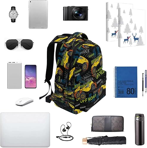 Miniatura 4 de Mochila escolar para niñas y niños, bolsa grande para computadora portátil 4, Patrón 9, Mochilas Daypack