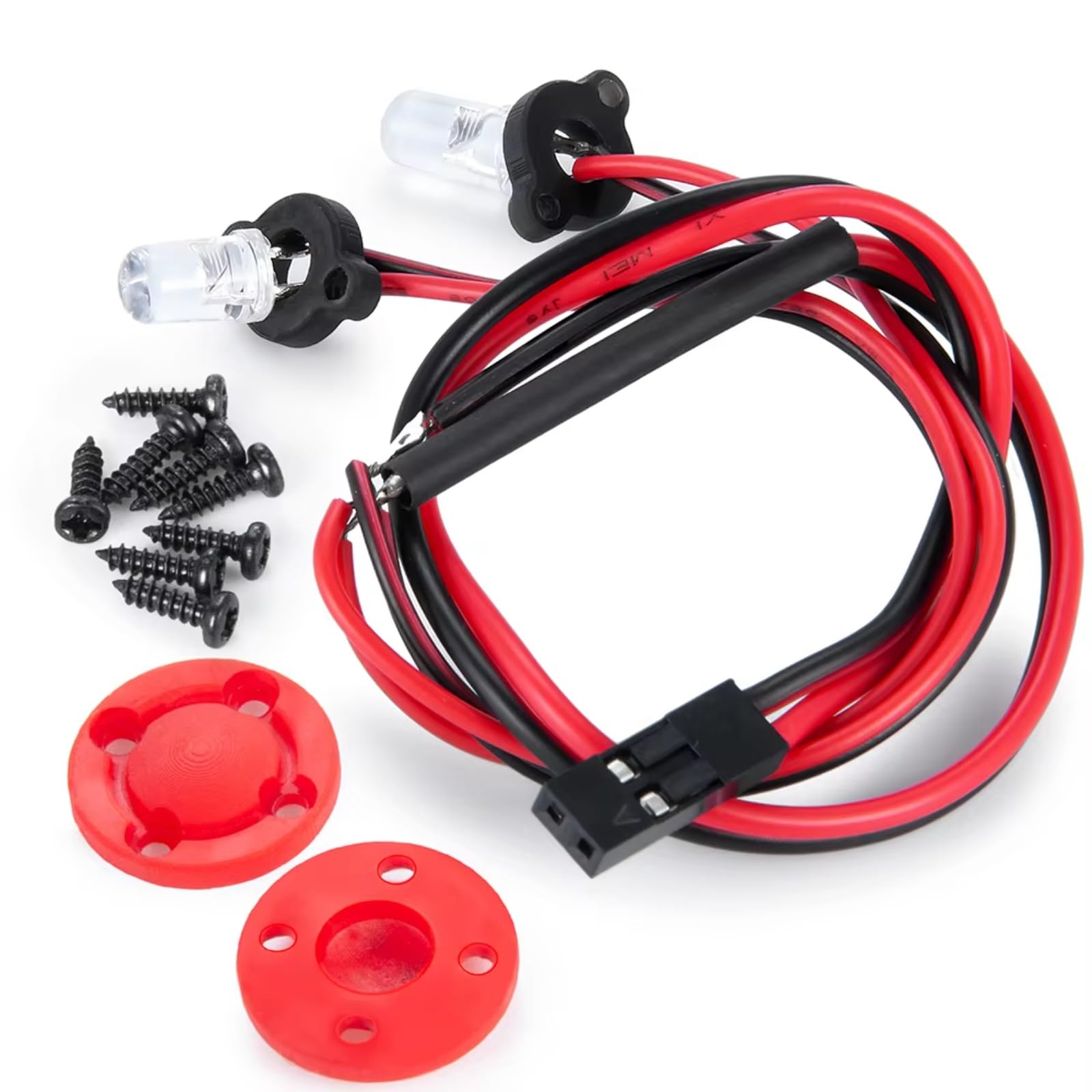 Parti Fari RC Per VS4-10 Per Phoenix VPS09007 Per Vanquish Products 1/10 Fanale Posteriore Faretto Luce Rossa Ricambi Auto Telecomandate