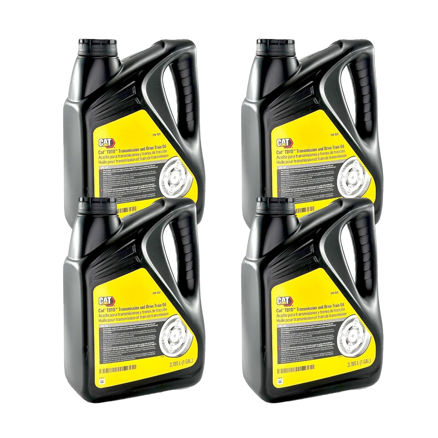 Óleo de Transmissão e Transmissão Cat 248-7521 TDTO 30 | Caixa com 4 Galões