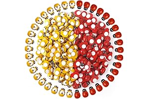 YGDZ Mini Wooden Ladybugs and Bees for Crafts