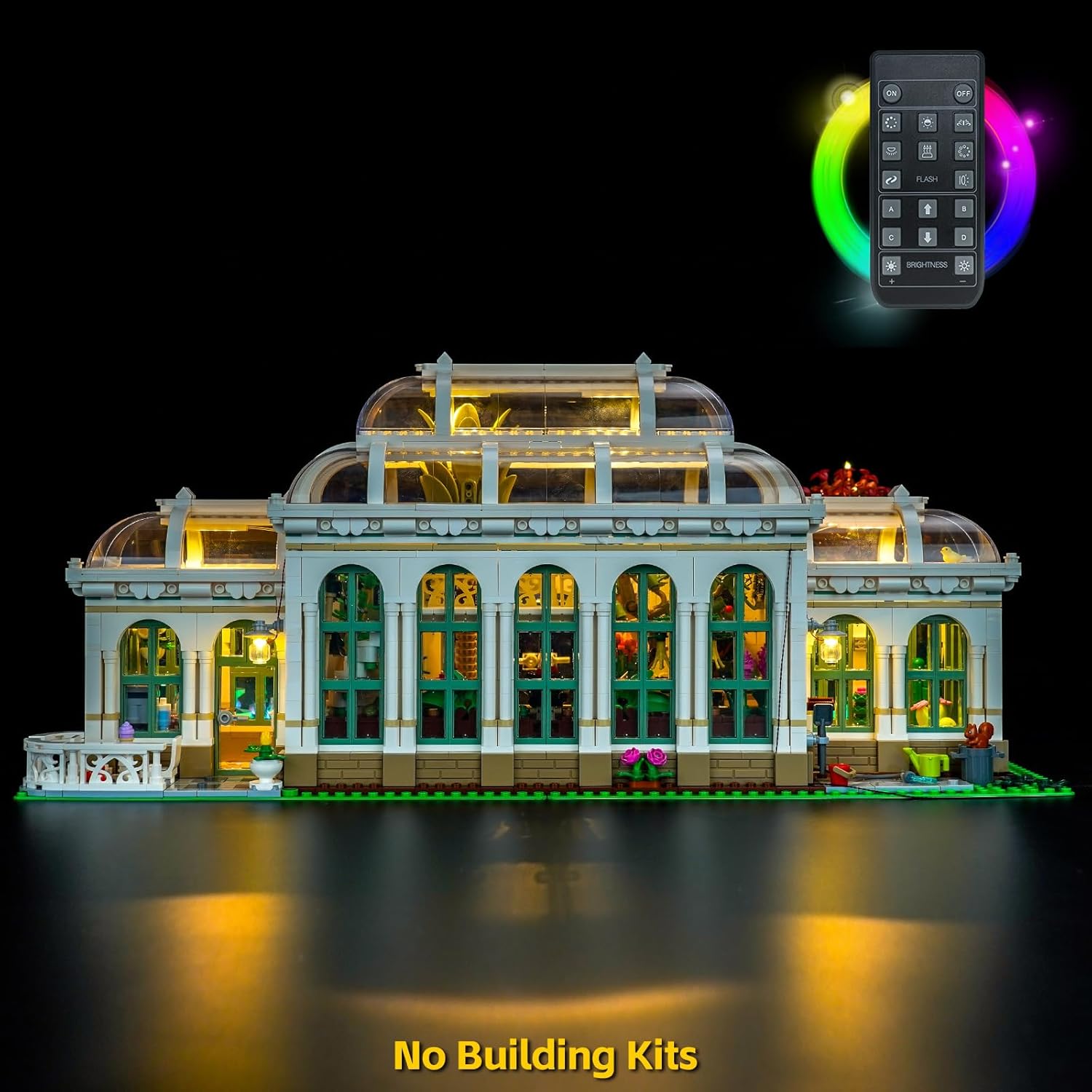 BrickBling LED Light Compatible with Lego The Botanical Garden, Creative Lighting Kit Compatible with Lego 21353-No Bricks (RC Version Light)