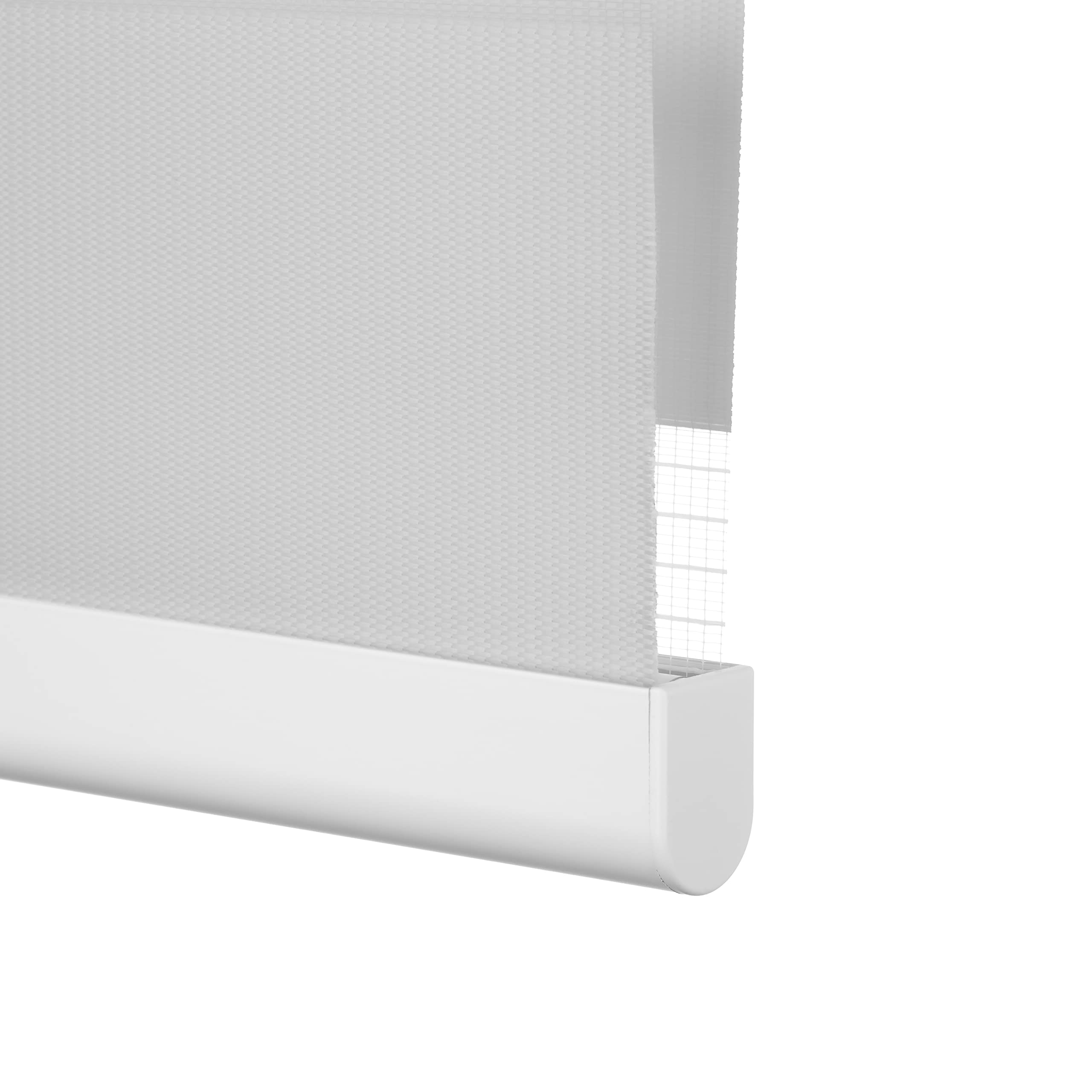 Ventanara® Doppelrollo schnurlos ohne Bohren Klemmfix Fenster Duo Rollo inklusive Montagematerial (hellgrau, 120 x 150 cm)