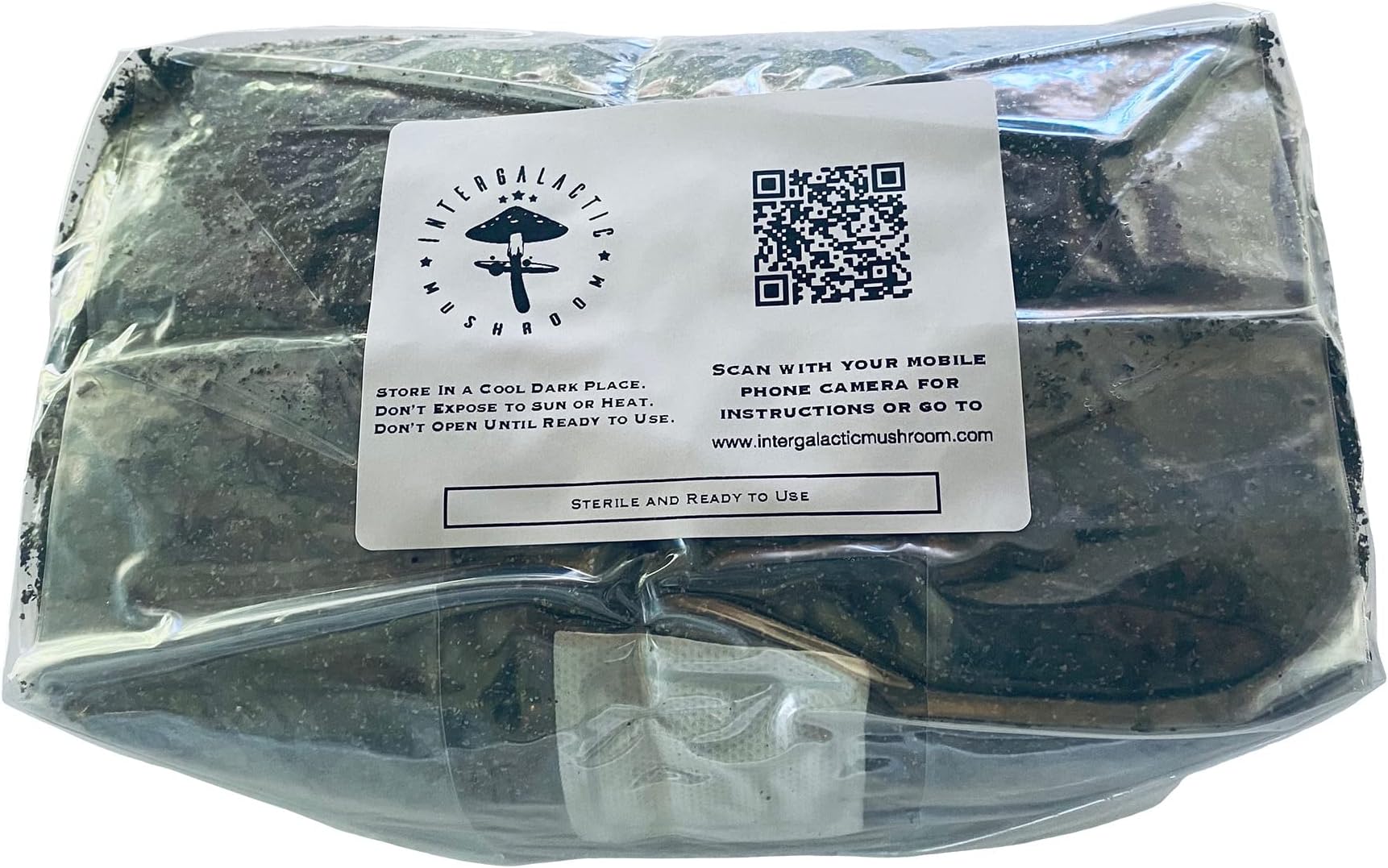 5lb Sterilized and Sealed Mushroom Growing Bulk Substrate-100% Plant Based Substrate. Much Better Alternative to Manure Based Substrate.