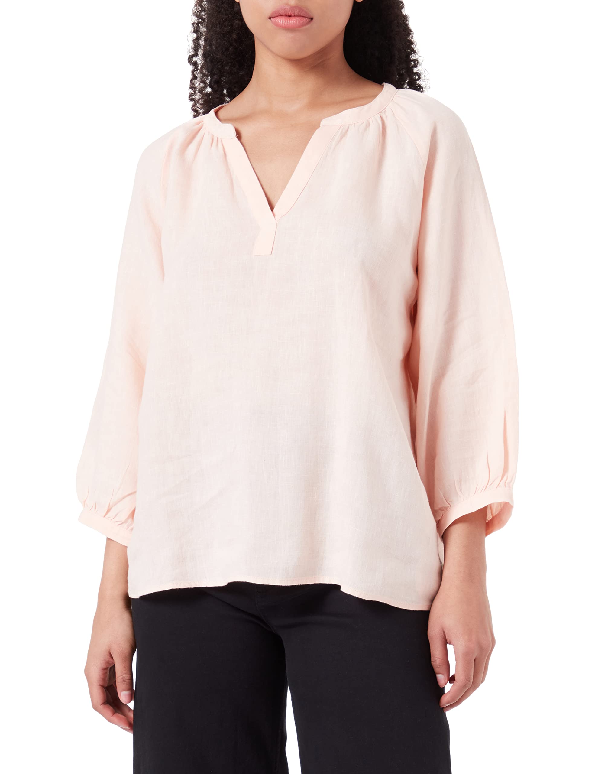 Part Two Hikma Blouse Blusa de Manga 3/4 de Corte Relajado para Mujer