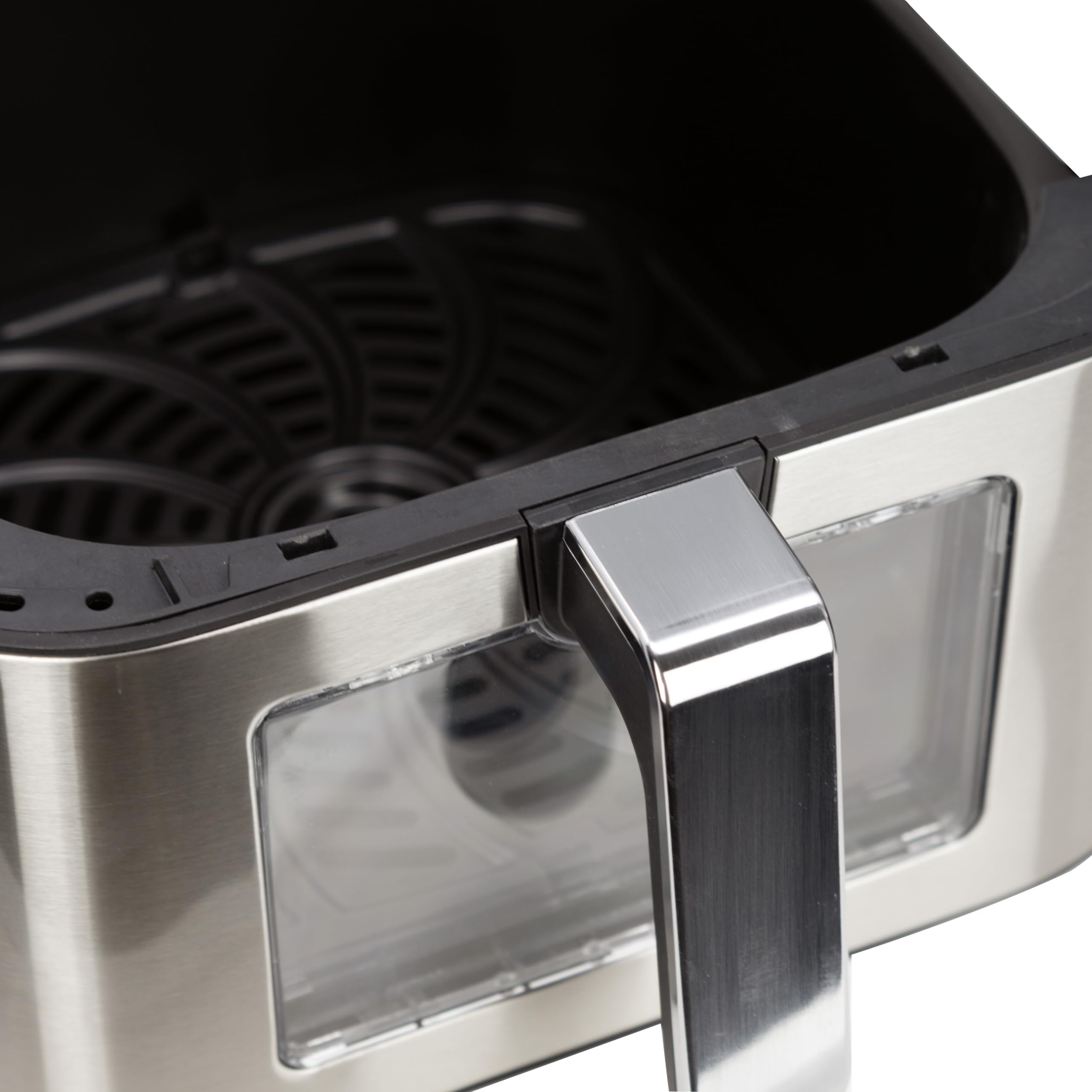 Jocca, Friggitrice ad Aria 10L, 1800W, Display LED Touch, Finestra di Controllo, 10 Programmi, Temperatura 34-200°C