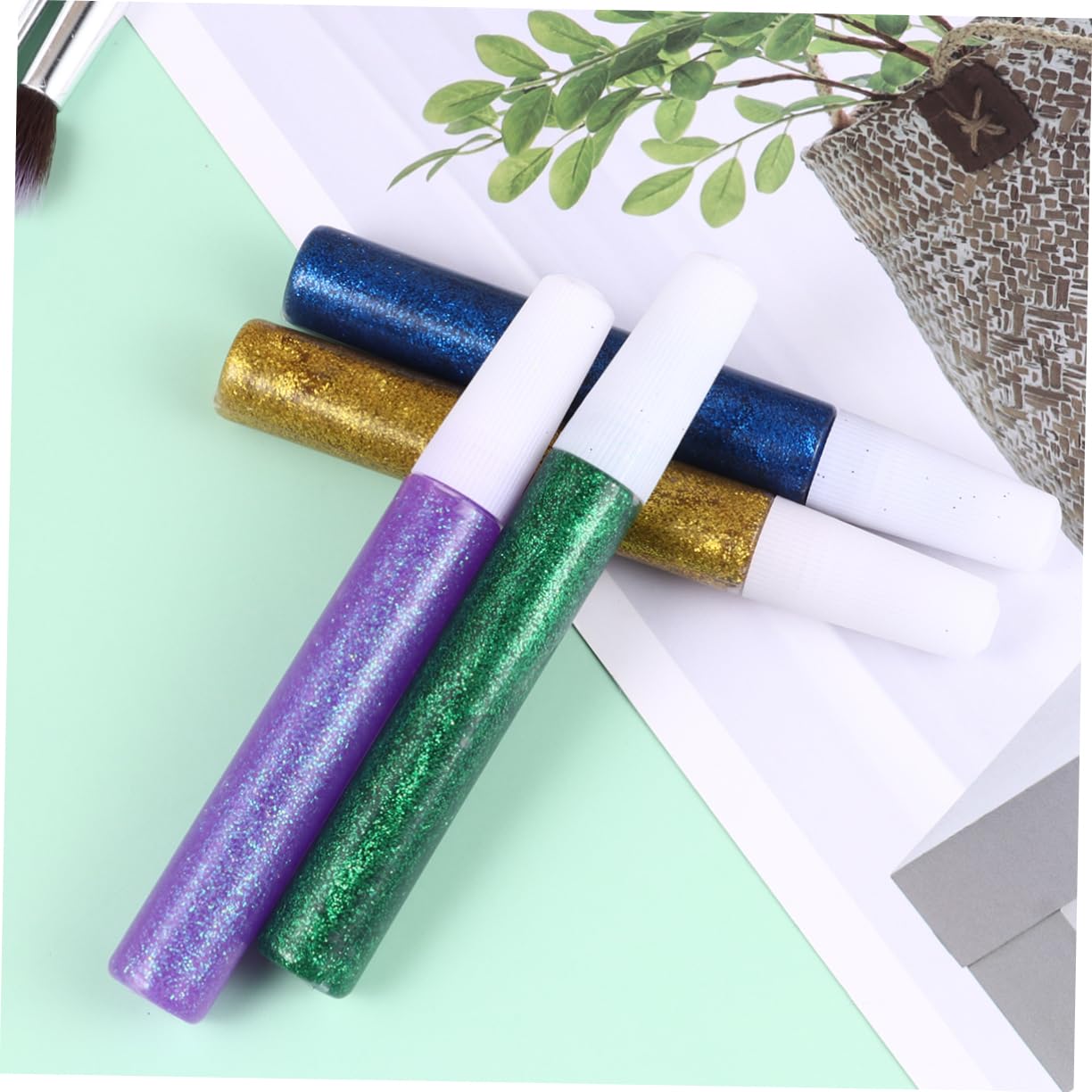 Glitzerstift 5 50 Stück mit Glitter Glue für Büro und Reparaturen