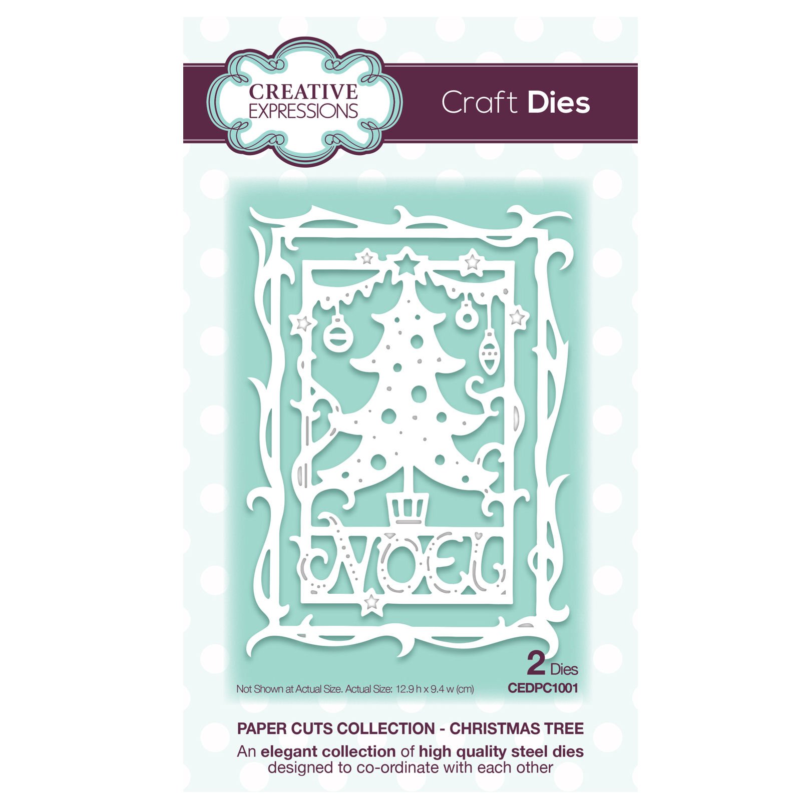 Creative Expressions Craft Dies - Paper Cuts Collection - Christmas Tree