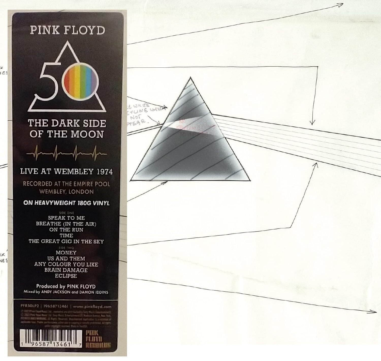 Pink Floyd: Dark Side of the Moon Live at Wembley 1974 / Dark Side of the Moon 50th Anniversary (50th Anniversary Live 2-Pack)