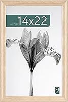Vista 13 de MCS Studio Gallery Classic Marco de 16 x 16 pulgadas de Madera de Ingeniería con Veta de Madera Natural, Colgado de Pared Vertical y Horizontal