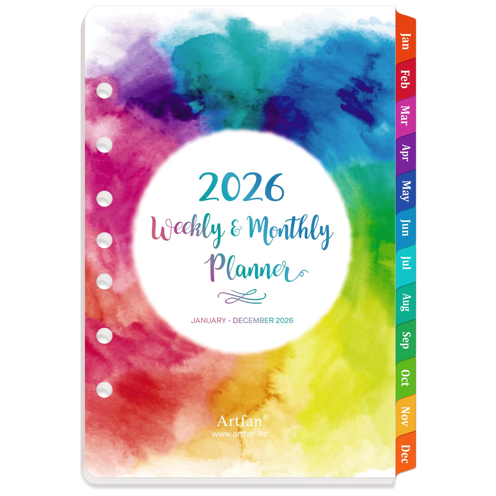 Amazon.co.jp: 2026年版プランナーリフィル - 7穴パンチプランナー