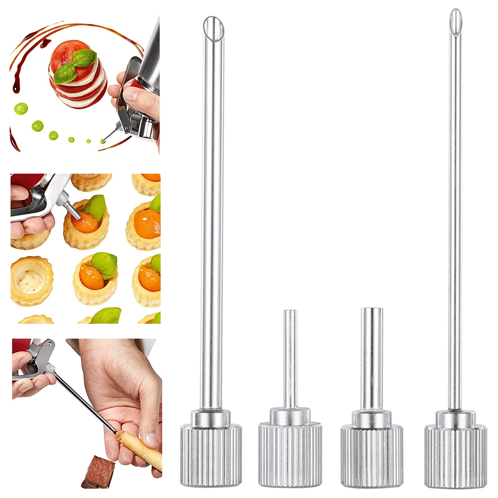 Buy DWFALVIN Whipped Cream Professional Injector Tips(Set of 4