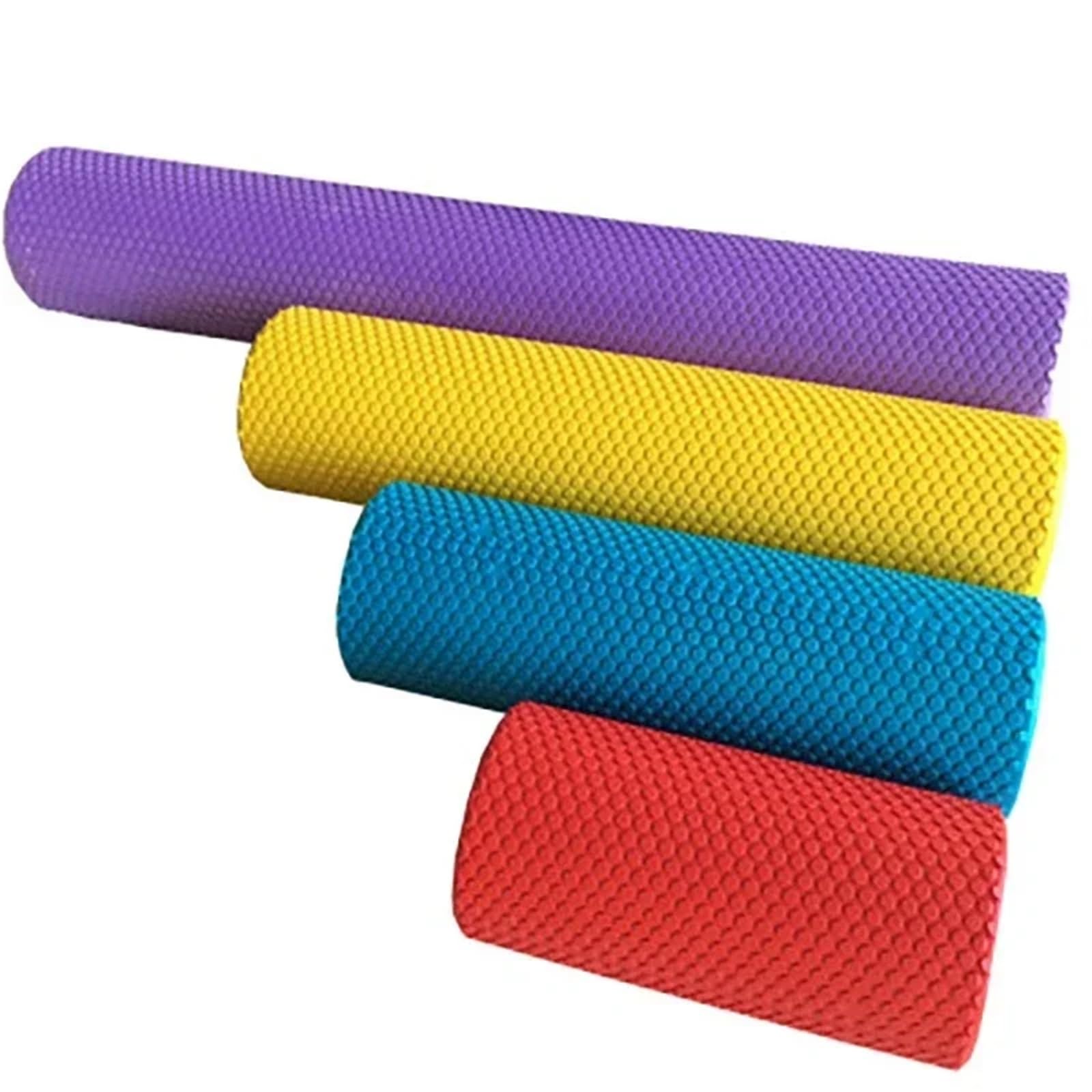 Reformatory Pilatesa 30/45/60 cm jogi wałek Roller o wysokiej gęstości Wałek mięśniowy narzędzie do samodzielnego masażu na siłownię Pilates Yoga Fitness deska do ćwiczeń(15x30CM Blue)
