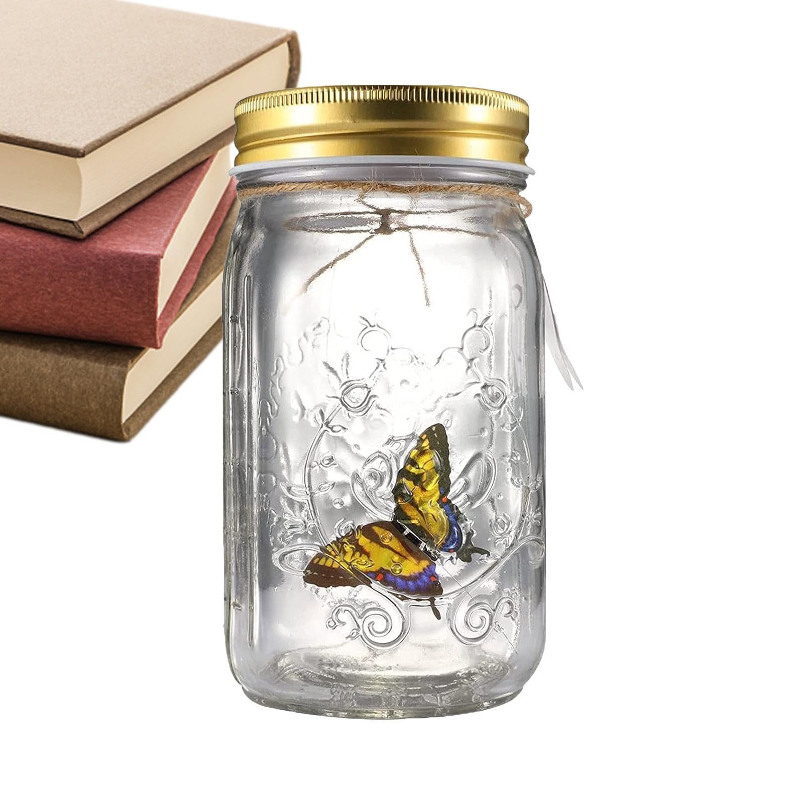 Generisch Butterfly Collection Jar – dekoracyjne oświetlenie domu