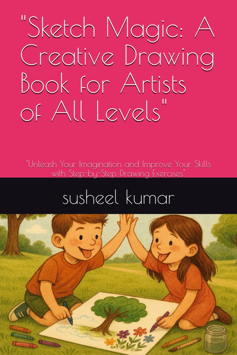 Sketch Magic: A Creative Drawing Book for Artists of All Levels": "Unleash Your Imagination and Improve Your Skills with Step-by-Step Drawing Exercises