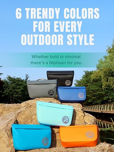 Miniatura 7 de niphean Riñonera impermeable IPX7 con cierre magnético con una sola mano, bolsa seca impermeable duradera, accesorios de kayak, tabla de remo,