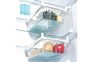 Refrigerator Organizer Bins with Handle - Whirlpool Fridge Drawer Organizer Compatible