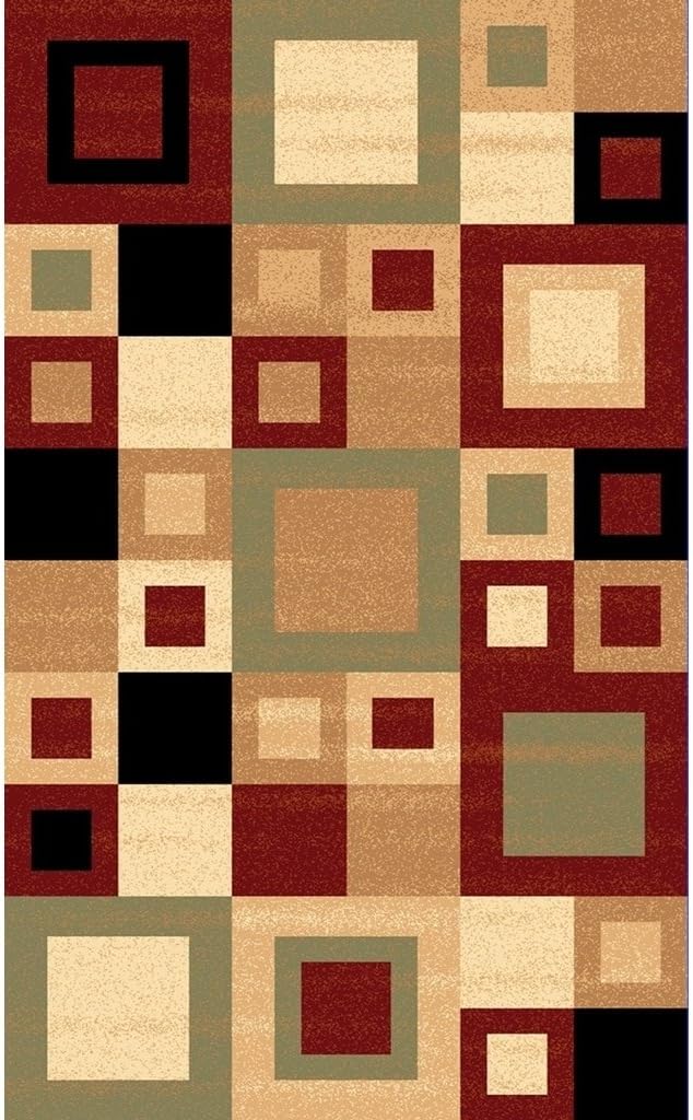 Amazon.com: Dynamic Rugs Renaissance Color Block Area Rug (5'3 x 7'7 ...
