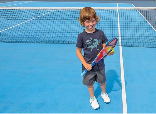 Miniatura 5 de Head Paw - Raqueta de tenis junior (azul) incluida con una mochila Paw  Pelotas de tenis opcionales y overgrips