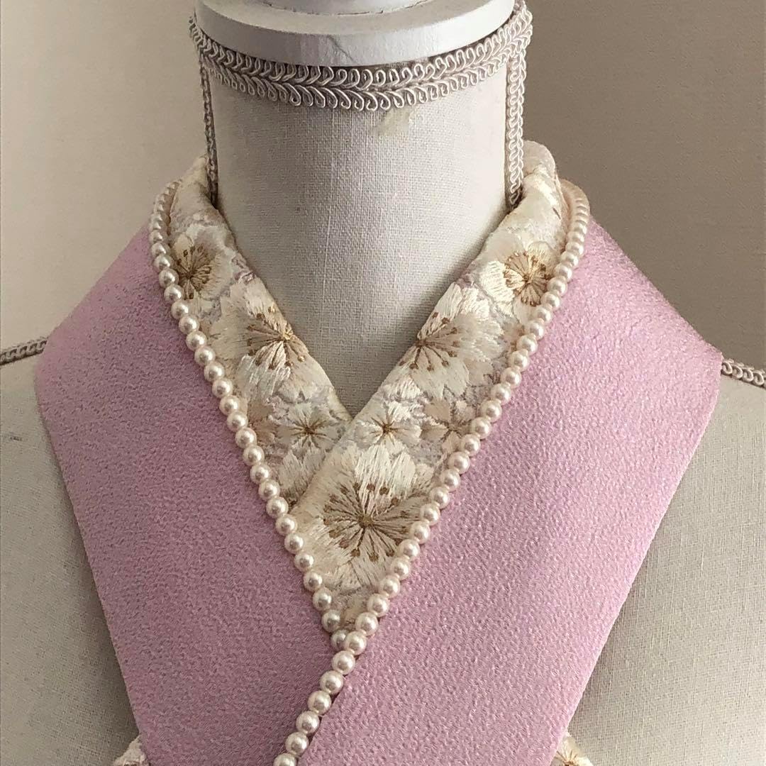 アンティーク 振袖 金駒 金彩 銀彩 鶴 正絹 身丈165cm 紋付 袖比翼付き