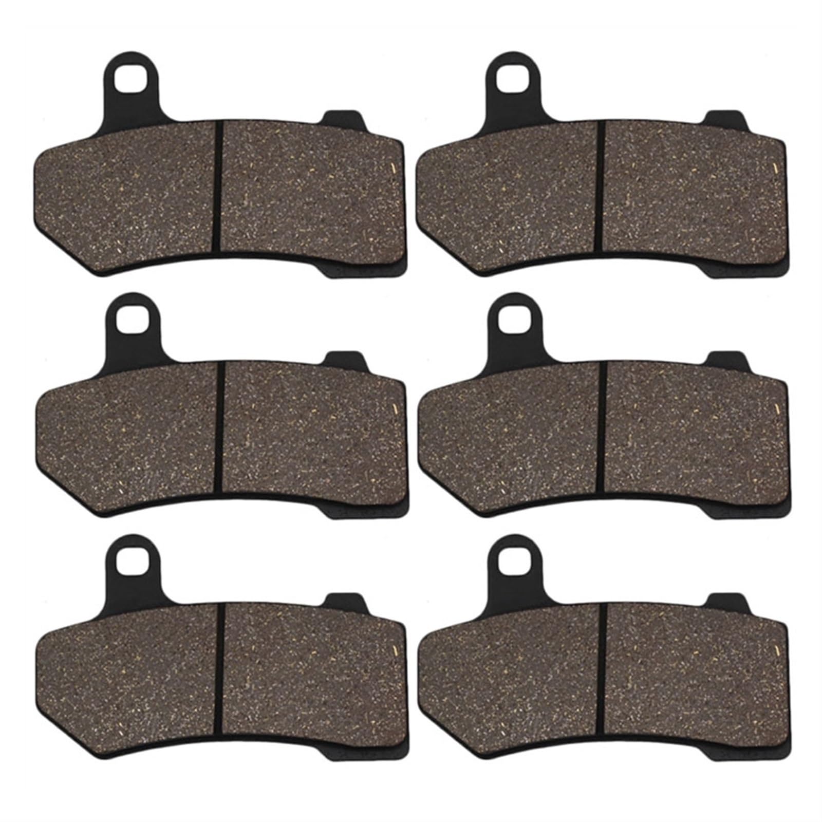 Pastillas de freno de motocicleta Pastillas de freno delanteras y traseras para motocicletas para Harley para Davidson FLHRC para Road King Classic para(3)