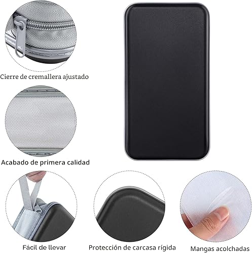 Miniatura 2 de Estuche para CD, Soporte para Estuche de DVD con Capacidad para 96 Discos de Plástico Duro, Estuches para Discos CD DVD, Carpeta Billetera