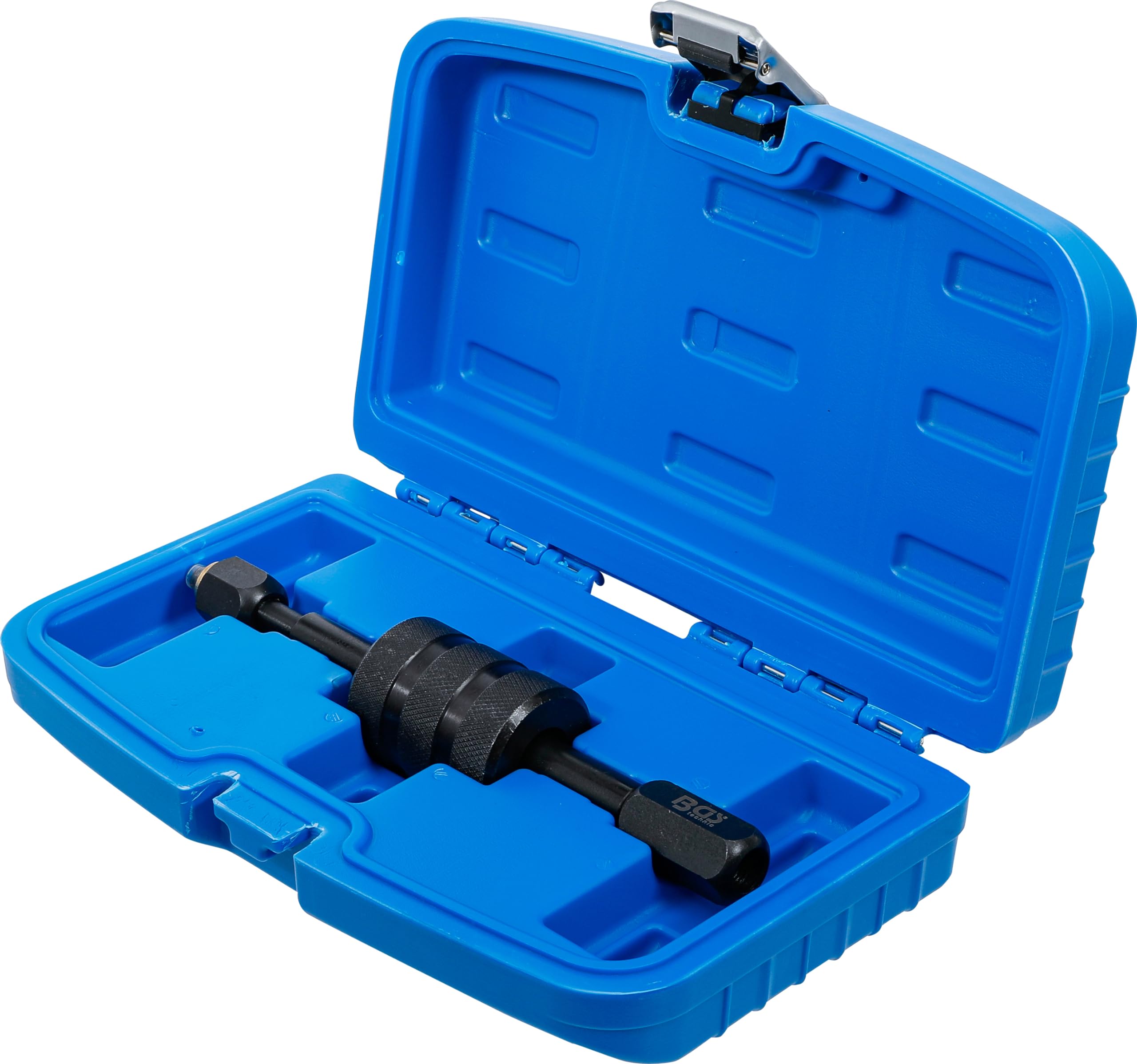 BGS 8571 | Extractor para inyectores diésel para Bosch y Lucas | Rosca interior M8 x 0,75 y M12 x 1,5 | Rosca exterior M14 x 1,5 | Longitud 230 mm