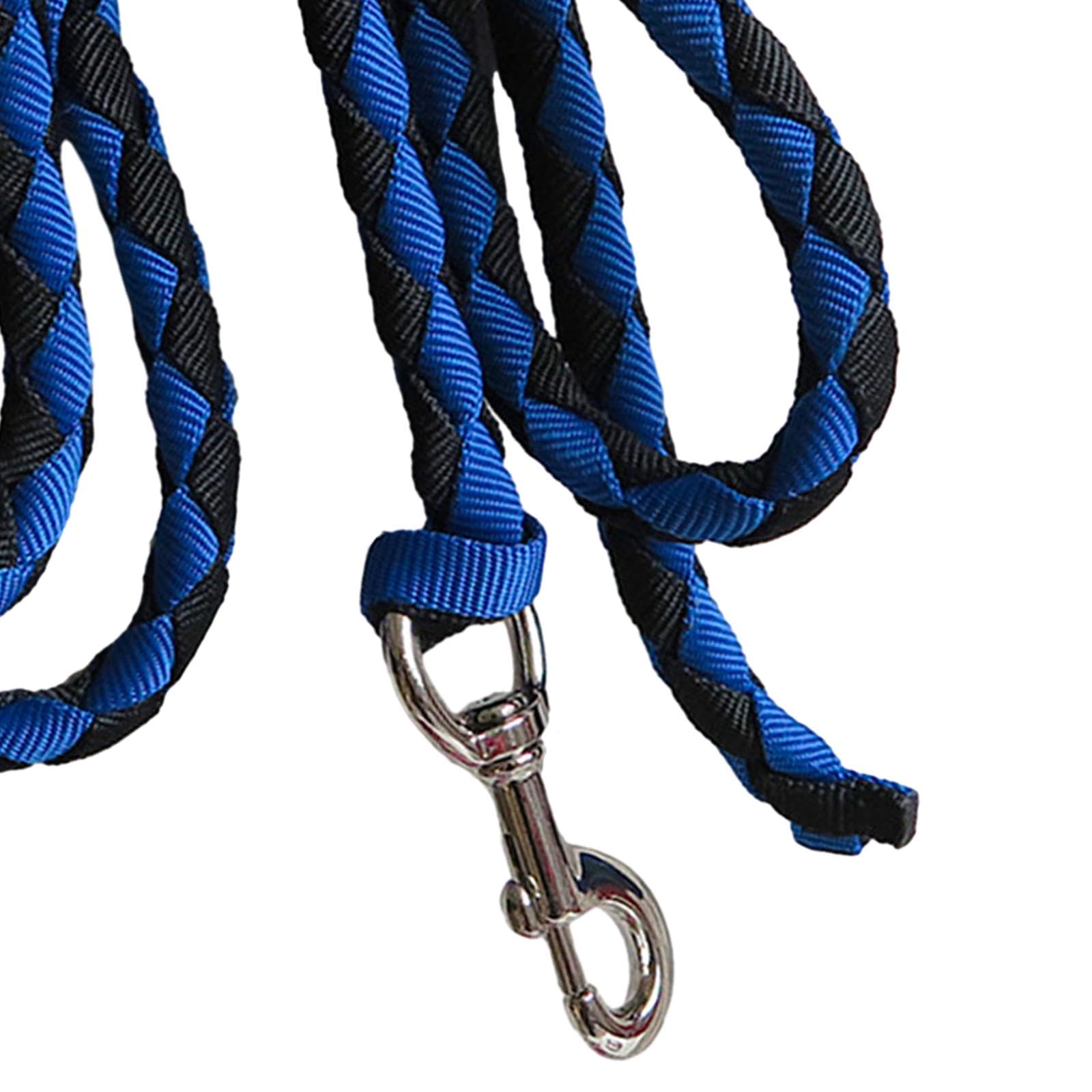 perfk Corda per Cavallo con moschettone Attrezzatura equestre Guinzaglio Durevole per Corda per Cavallo Intrecciata per Bestiame, .5 Metri
