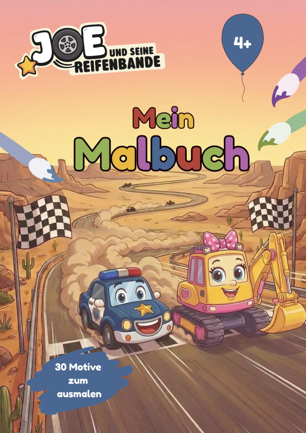 Joe und seine Reifenbande - Mein Malbuch