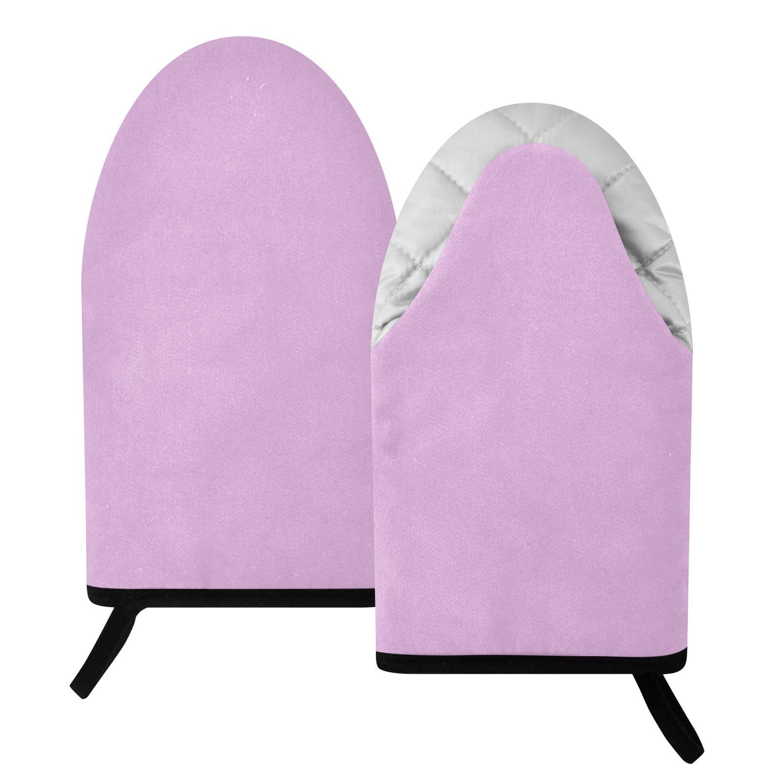 BURSTDDY Lavender Oven Mitt,Heat Resistant Kitchen Mitts for Cooking