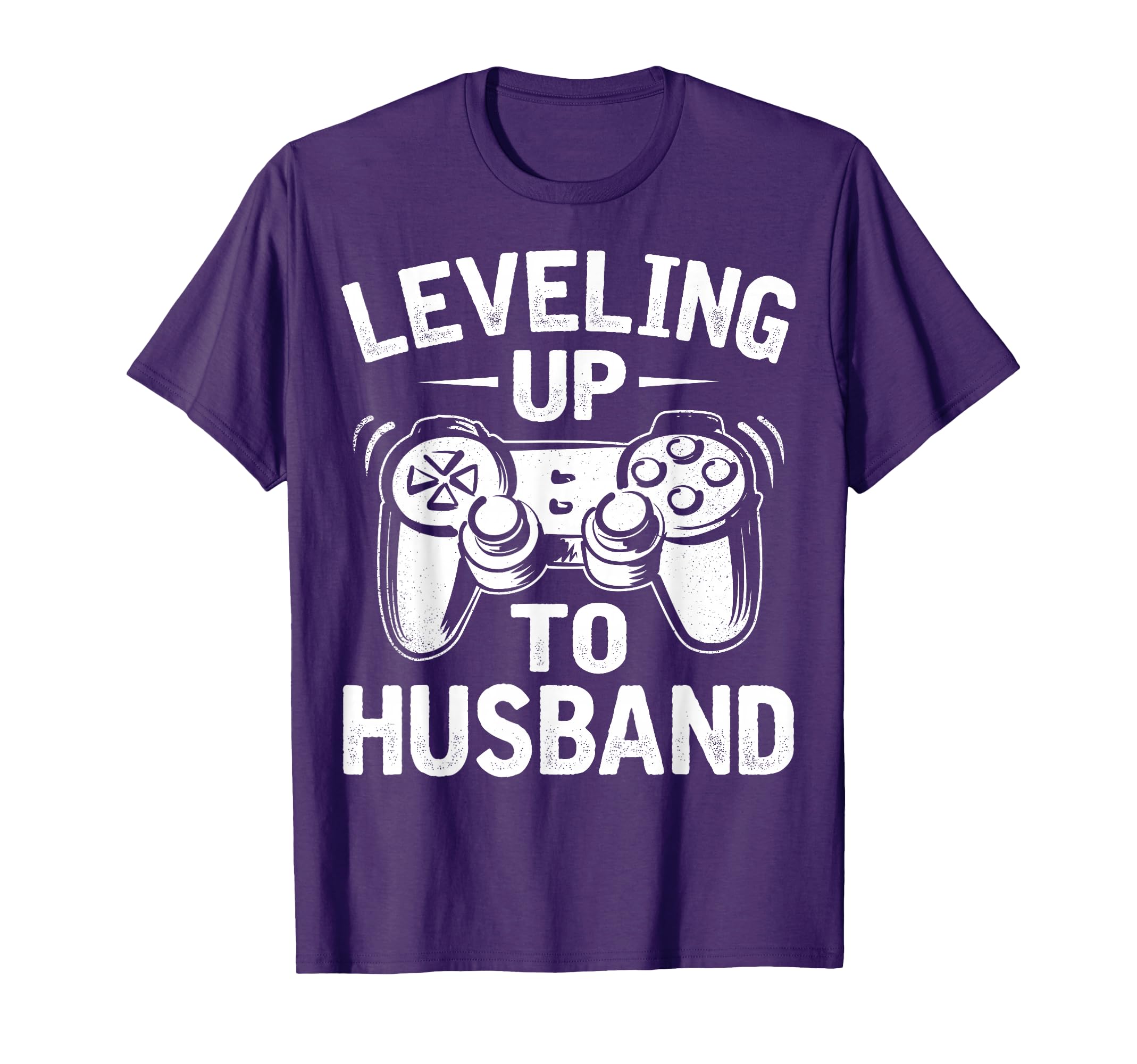 Leveling Up to Husband Mens Groom Bachelor Party Gamer Mens T-Shirt