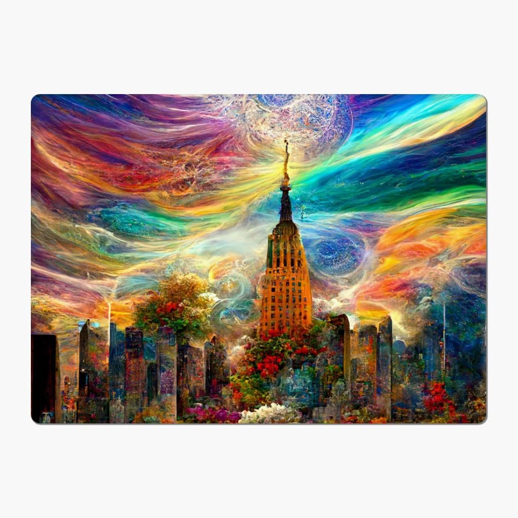 New York Car Magnet 2 PCS - Artwork Car Magnet - Printed Sticker