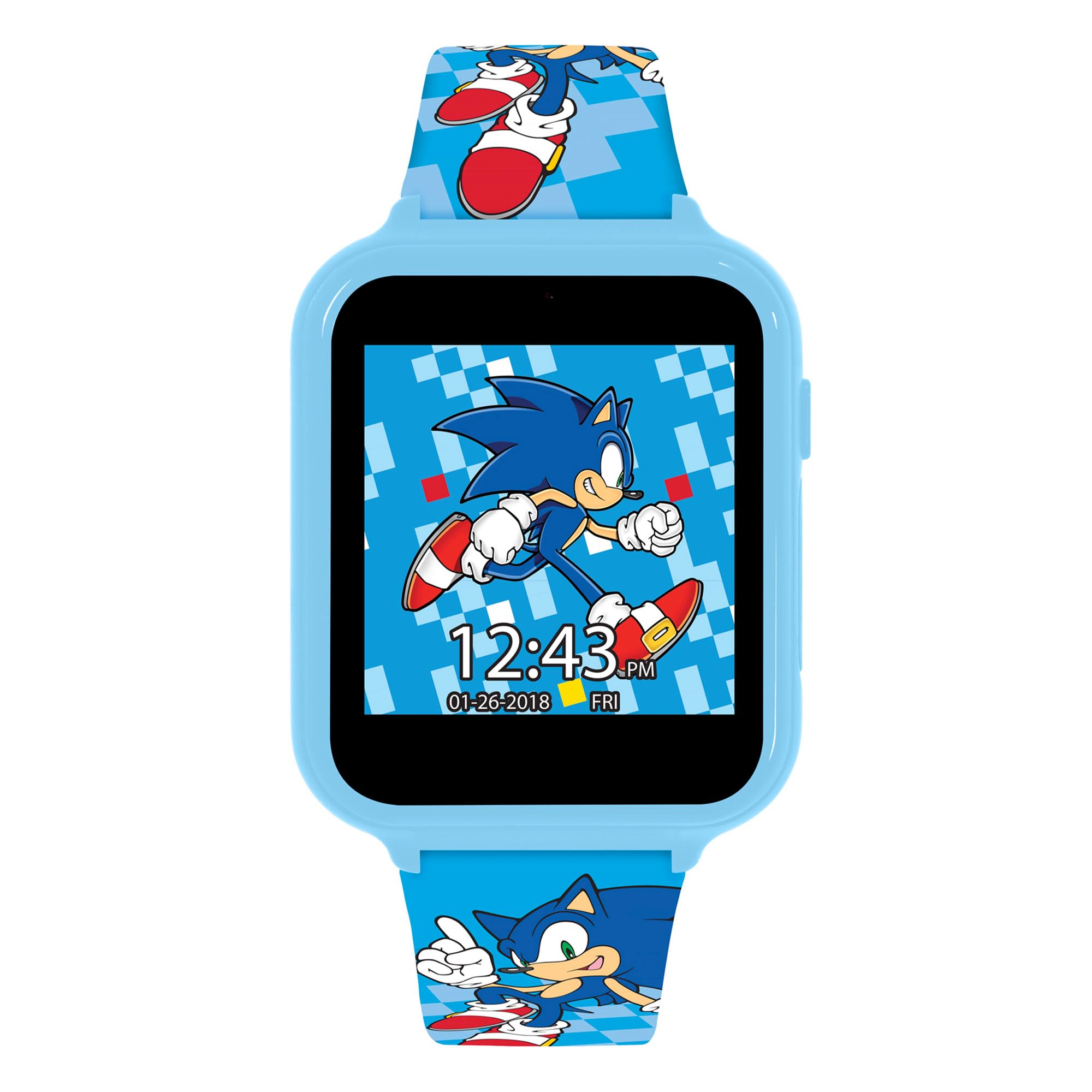 Sonic, Montre Intelligente Garçons, Blue Printed, SNC4055