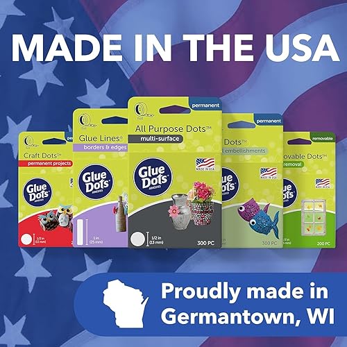 Miniatura 7 de Glue Dots Crafter's Pack - Rollos para manualidades, mini y micro puntos, transparente, 825 en total (38134)