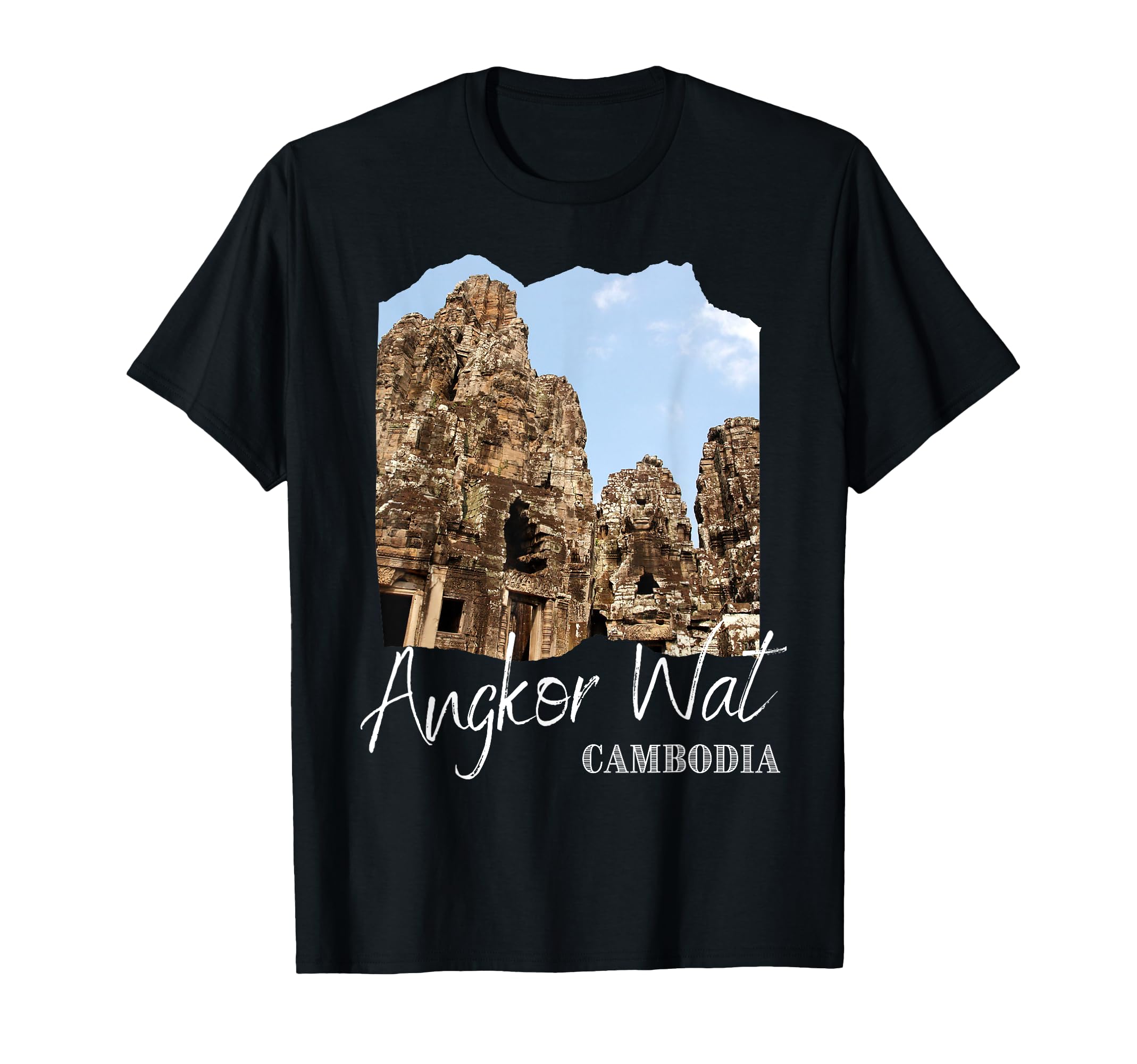 Amazon | アンコールワット Tシャツ | Tシャツ・カットソー 通販