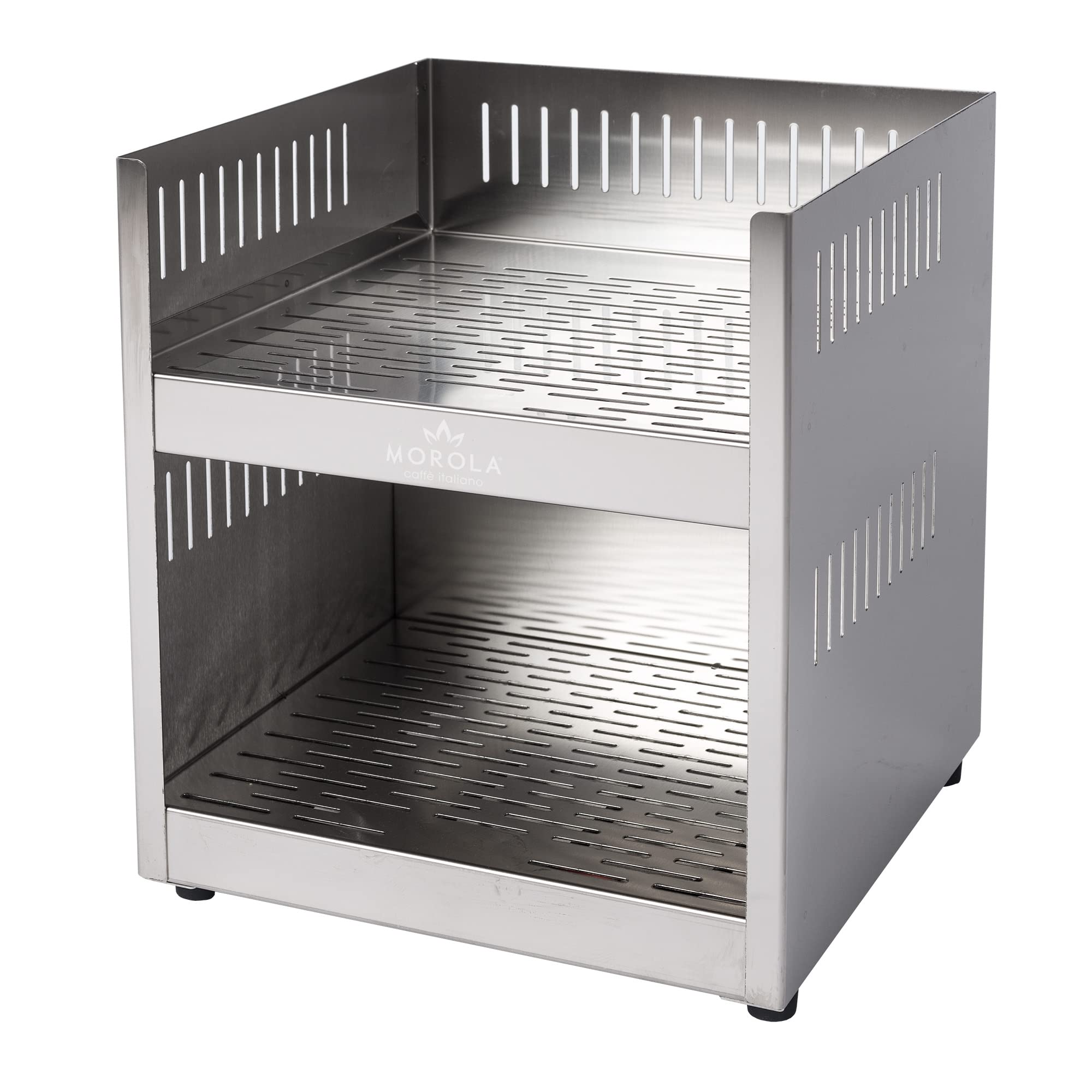 Scaldatazze Morola - Capienza 32 Tazze - Macchina Riscaldamento Tazzine Espresso - Scalda Tazze in Acciaio INOX - Made in Italy