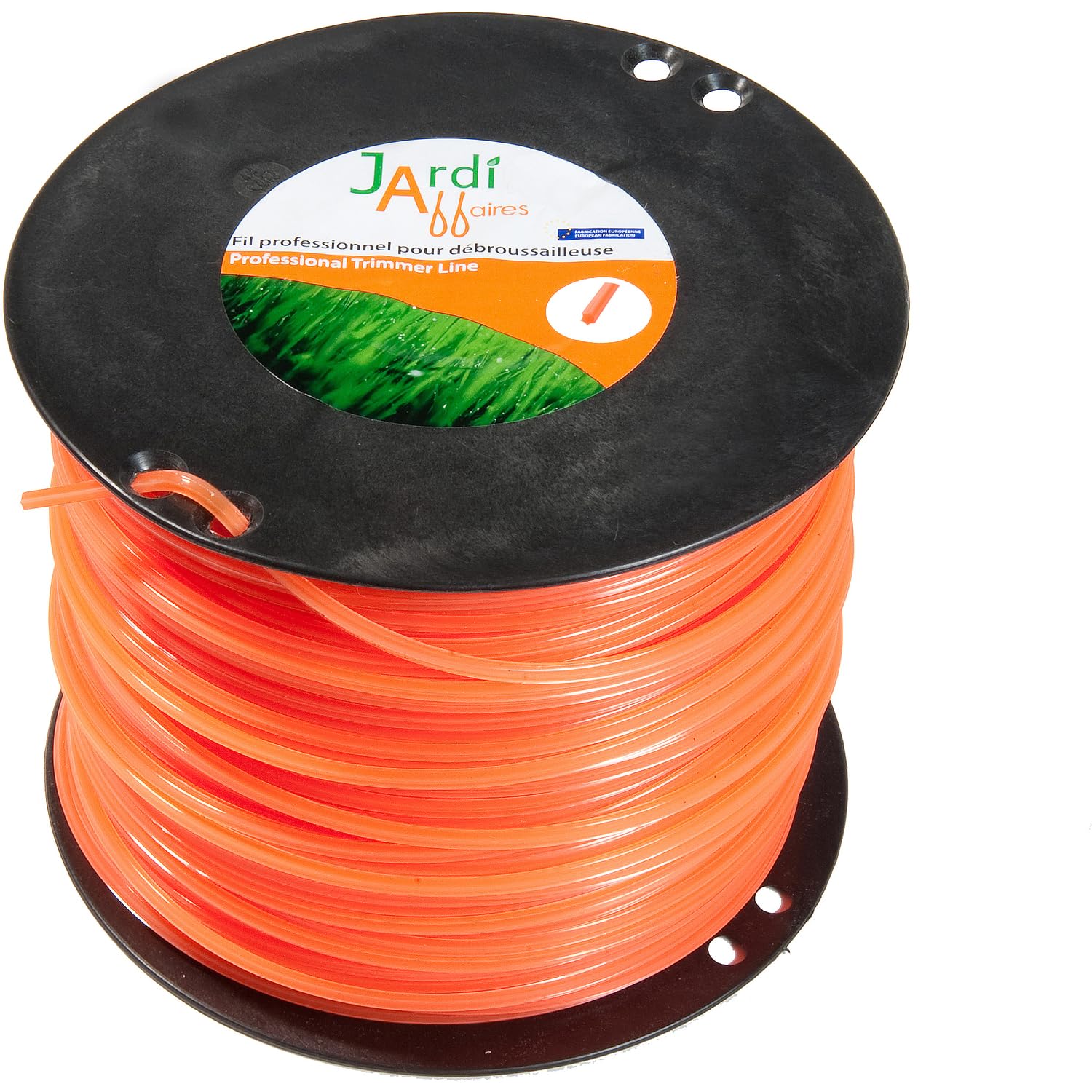 Jardiaffaires - Bobina di filo professionale per decespugliatore stellato 3 mm x 310 metri