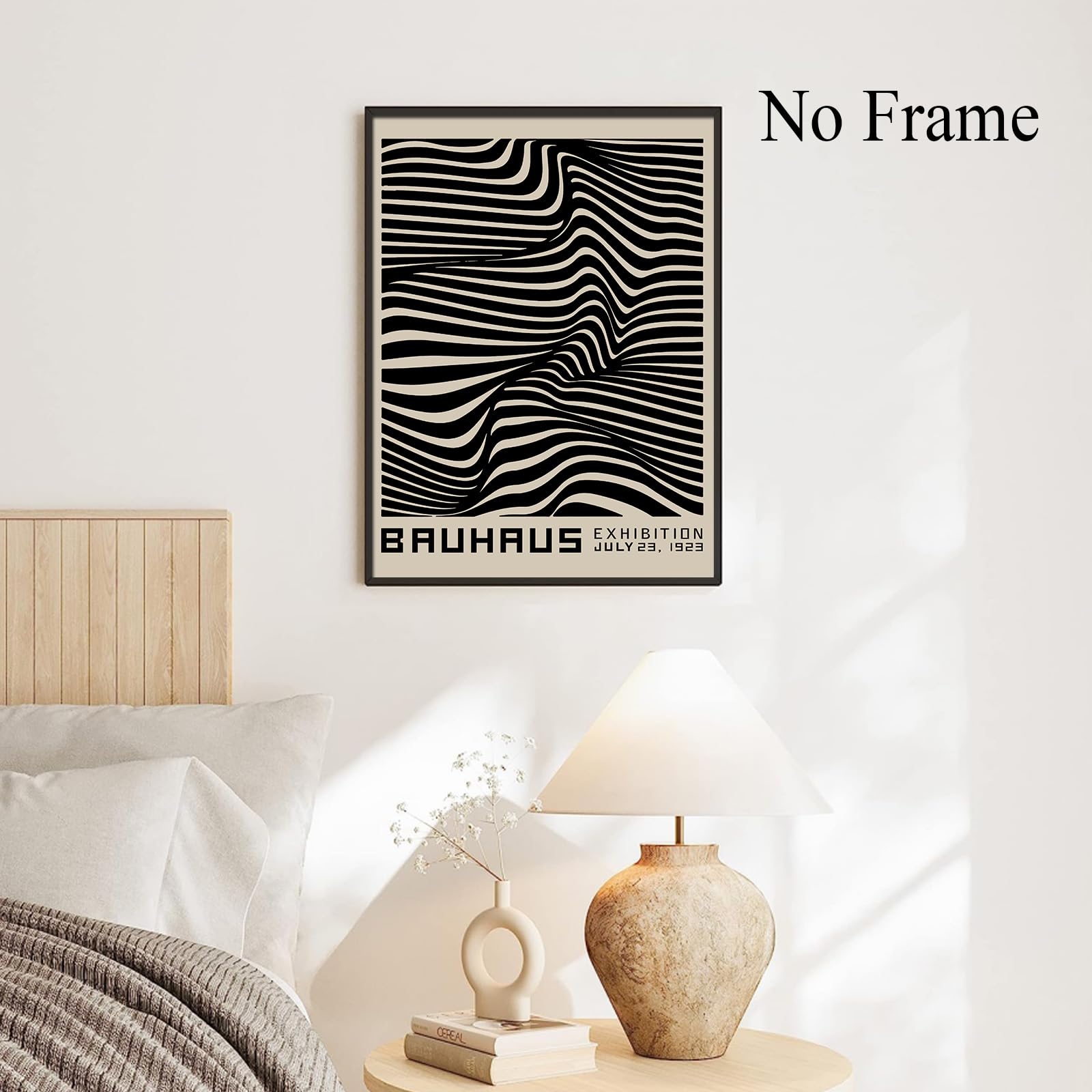 Amazon.com: Bauhaus Art Print Black and White Neutral Picture Mid
