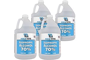 MaxTite Isopropyl Alcohol 70% for Superior Disinfection (1 Gallon, 4 Pack)