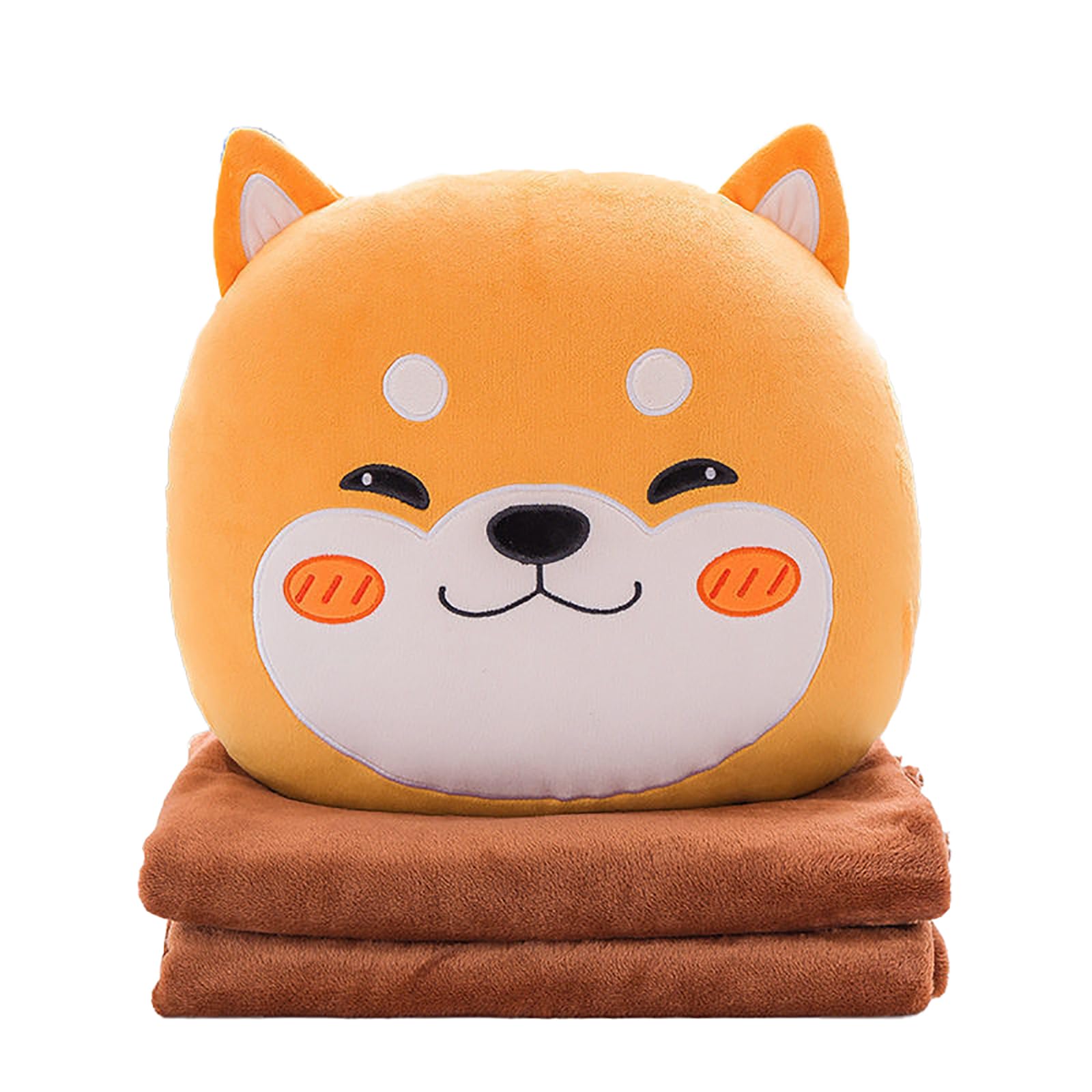 Oreiller pour le sommeil sur le côté et le dos Akita Inu en coton doux
