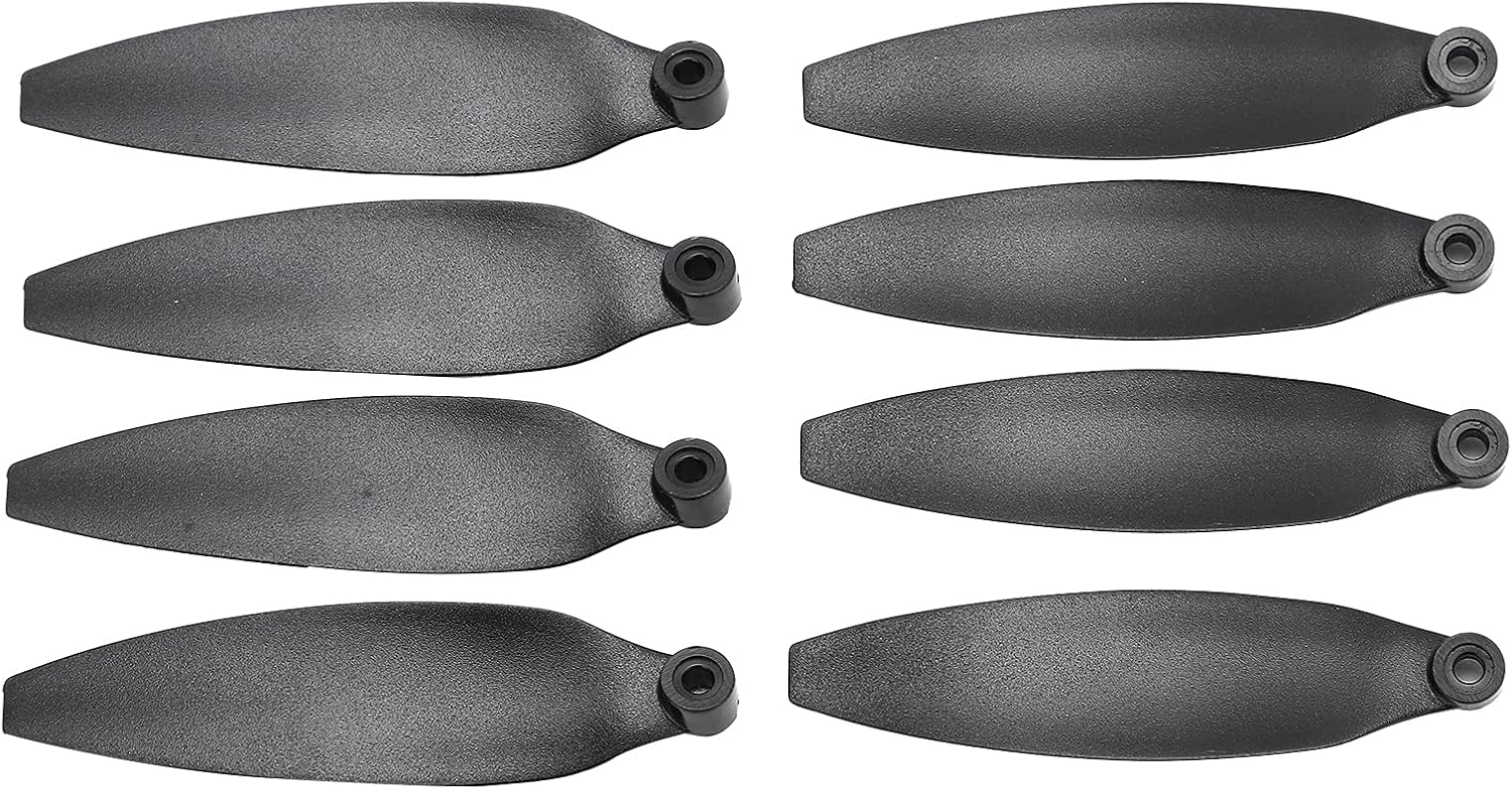 Alomejor Mini Drone Blades Silent Folding Accessories Drawing Force for X8 Mini Simple to Use (Orange Edges)