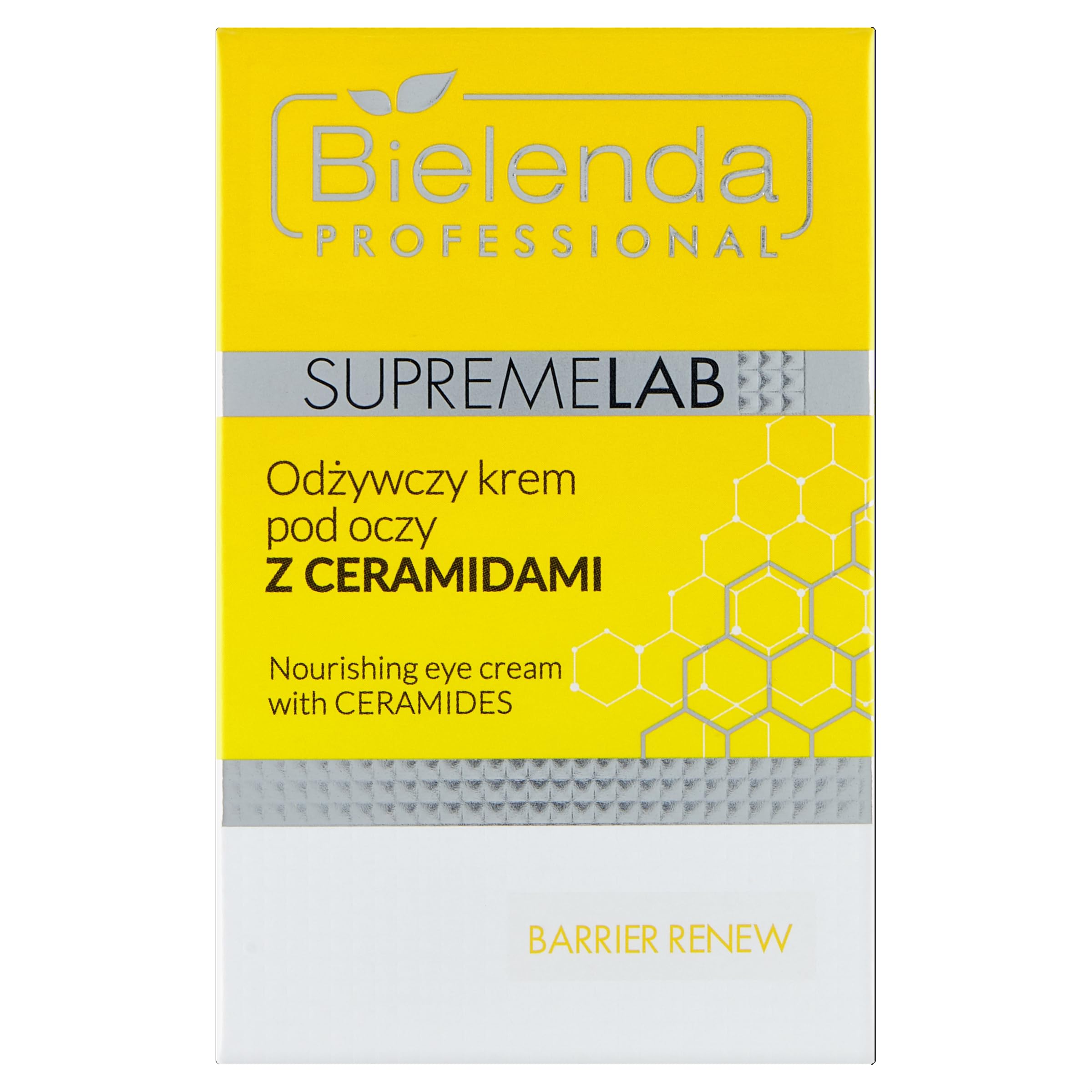 BIELENDA Professional Supremelab Barrier Renew Odżywczy krem pod oczy z ceramidami, 15 ml