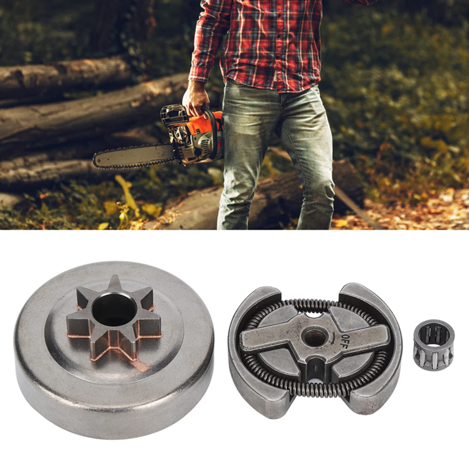 Kit Cilindro Pistone Husqvarna Kit Cilindro Pistone 38mm Per Husqvarna 136- 142 - Con Carburatore E Candela | Ricambio Motosega Motore Minimoto