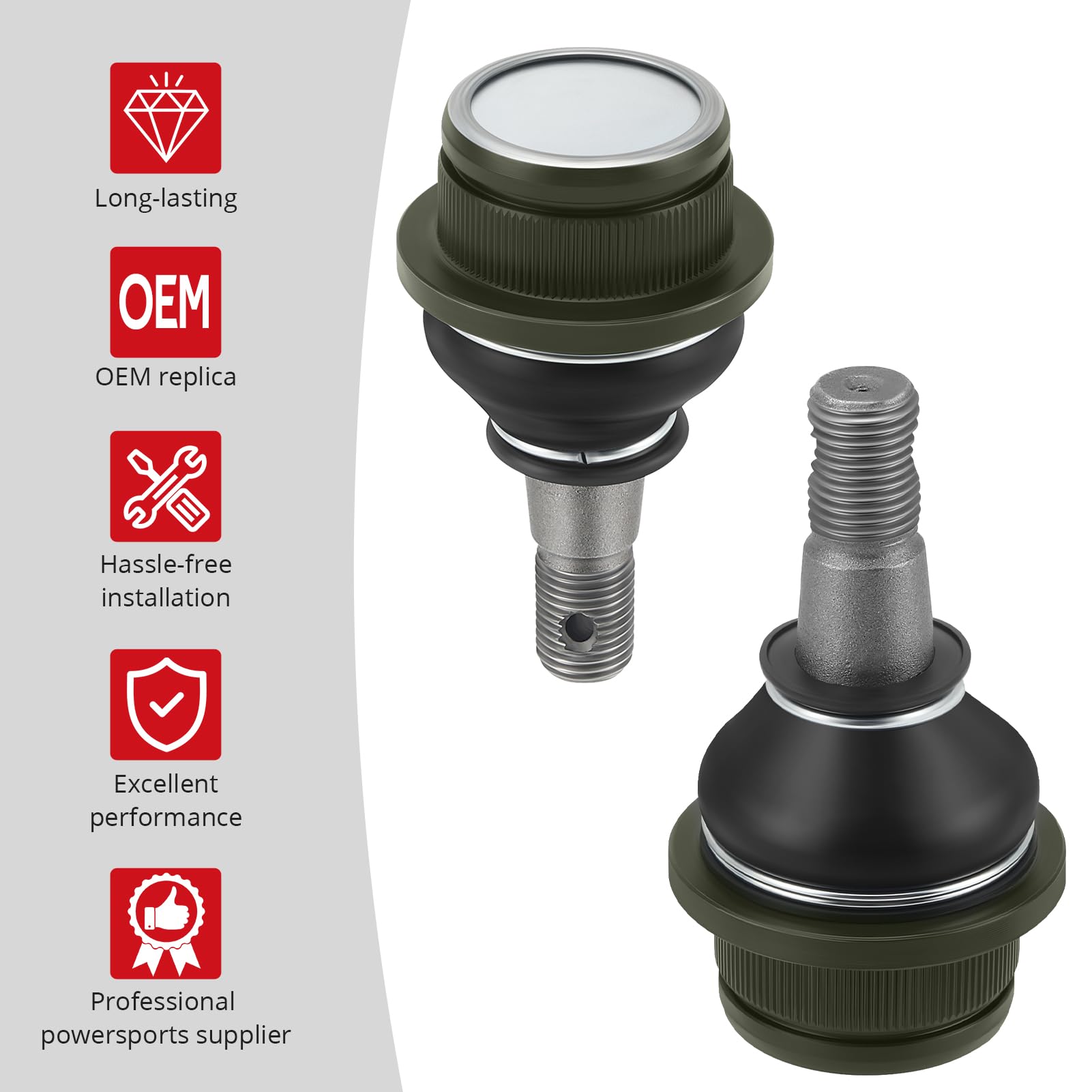 Amazon.com: JAVIK 2Pcs Front Lower A Arm Ball Joint Compatible