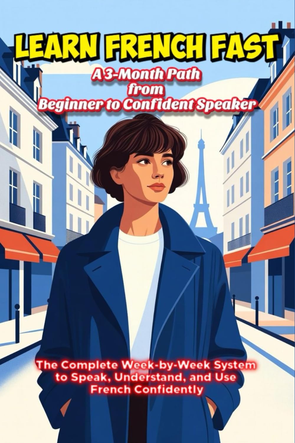 Learn French Fast : A 3-Month Path from Beginner to Confident Speaker: The Complete Week-by-Week System to Speak, Understand, and Use French Confidently