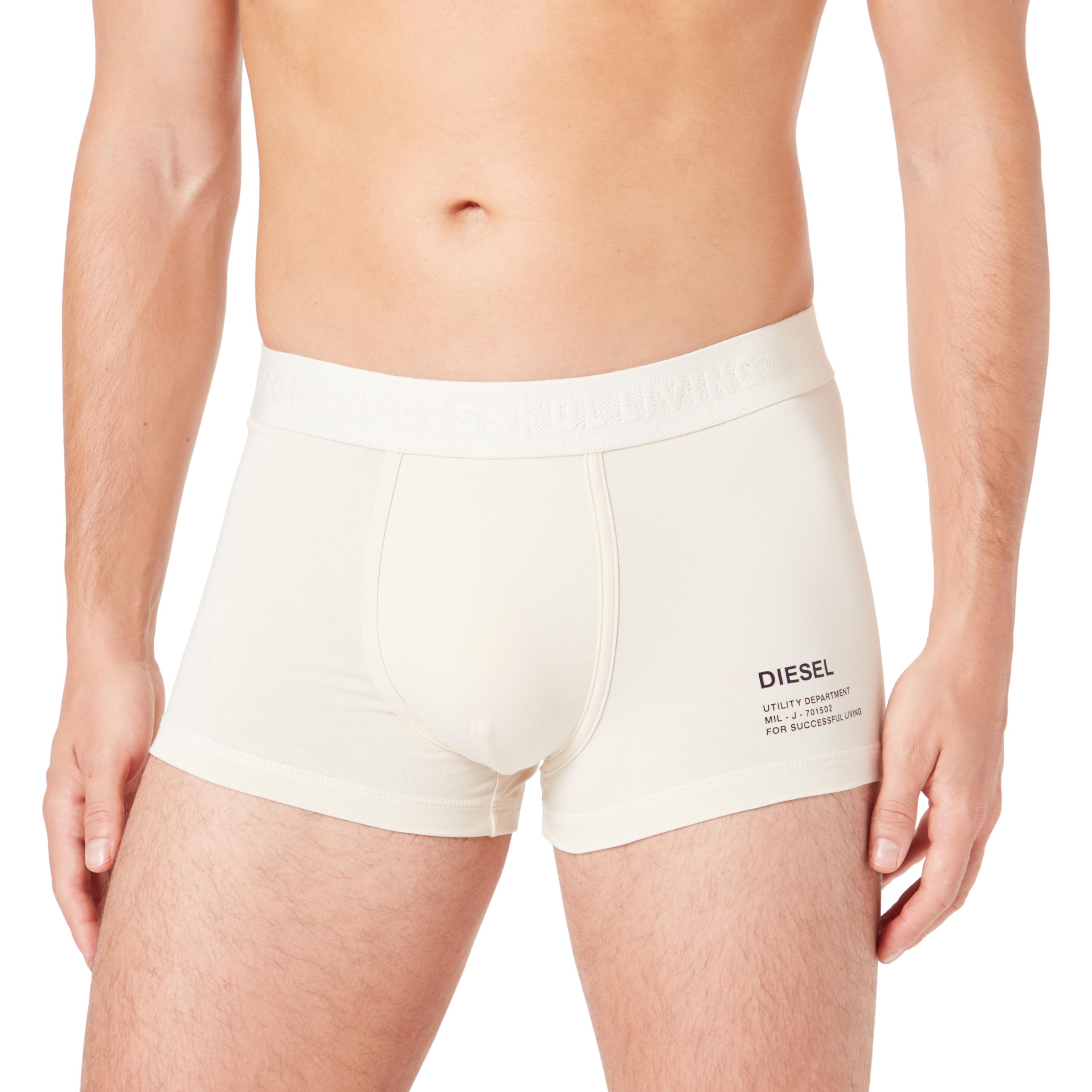 Diesel Men's 195-0Hjan Diesel_umbx-Damien Boxers_underpants_white_xs