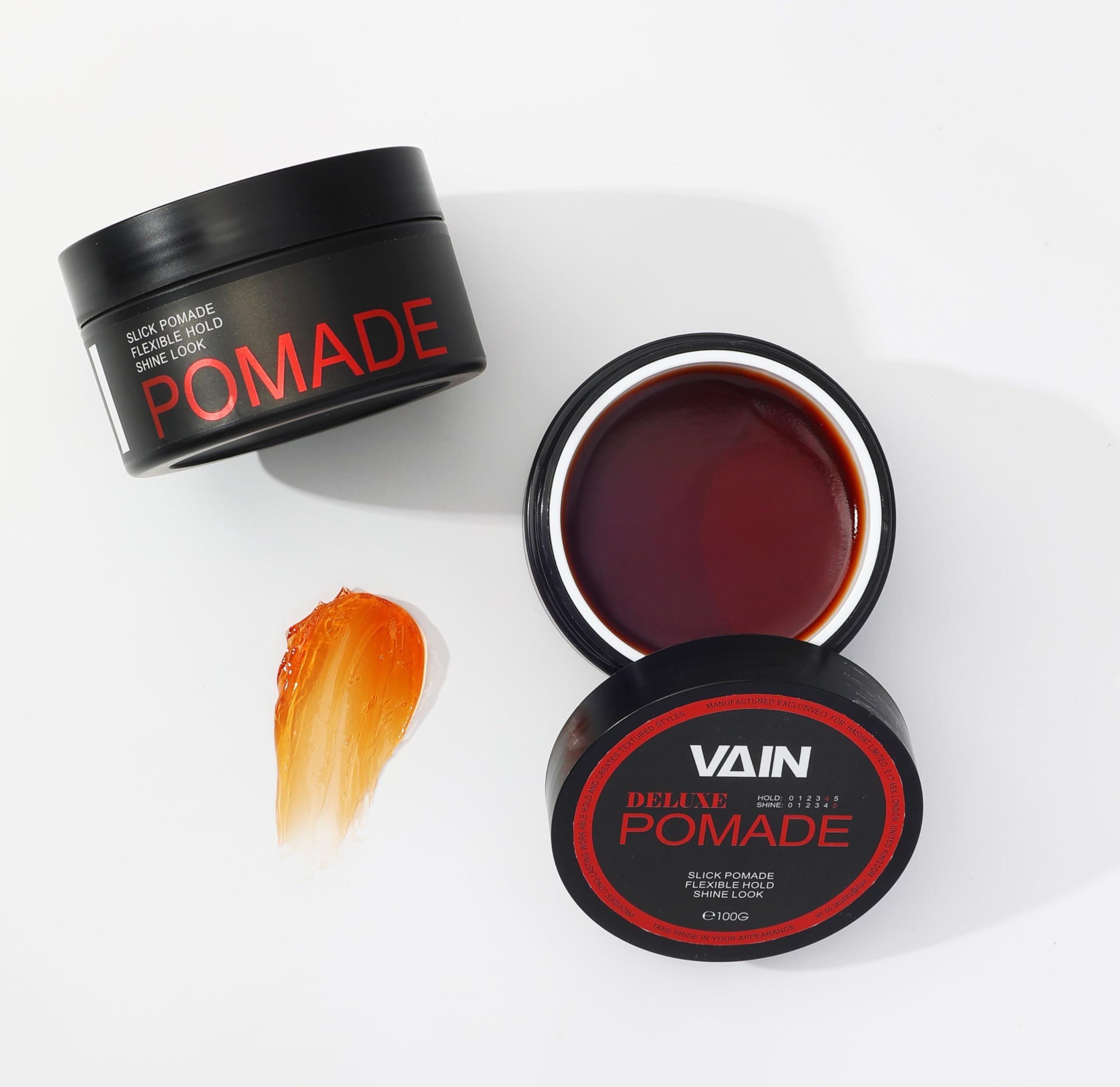 Vain Men’s Hair Pomade, Red, 100 g (Pack of 1) - Image 2