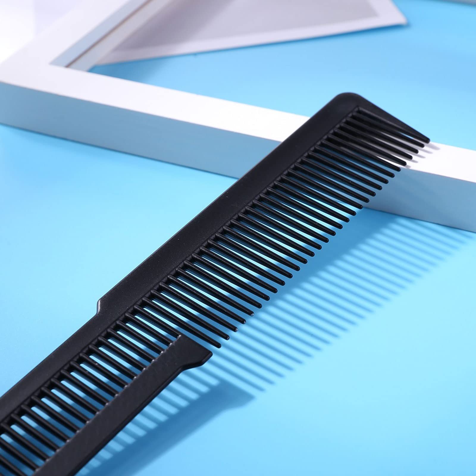 DieffematicSZ Peine 1 PC Colorido salón peluquero de peluquería fibra de carbono peinador antiestático