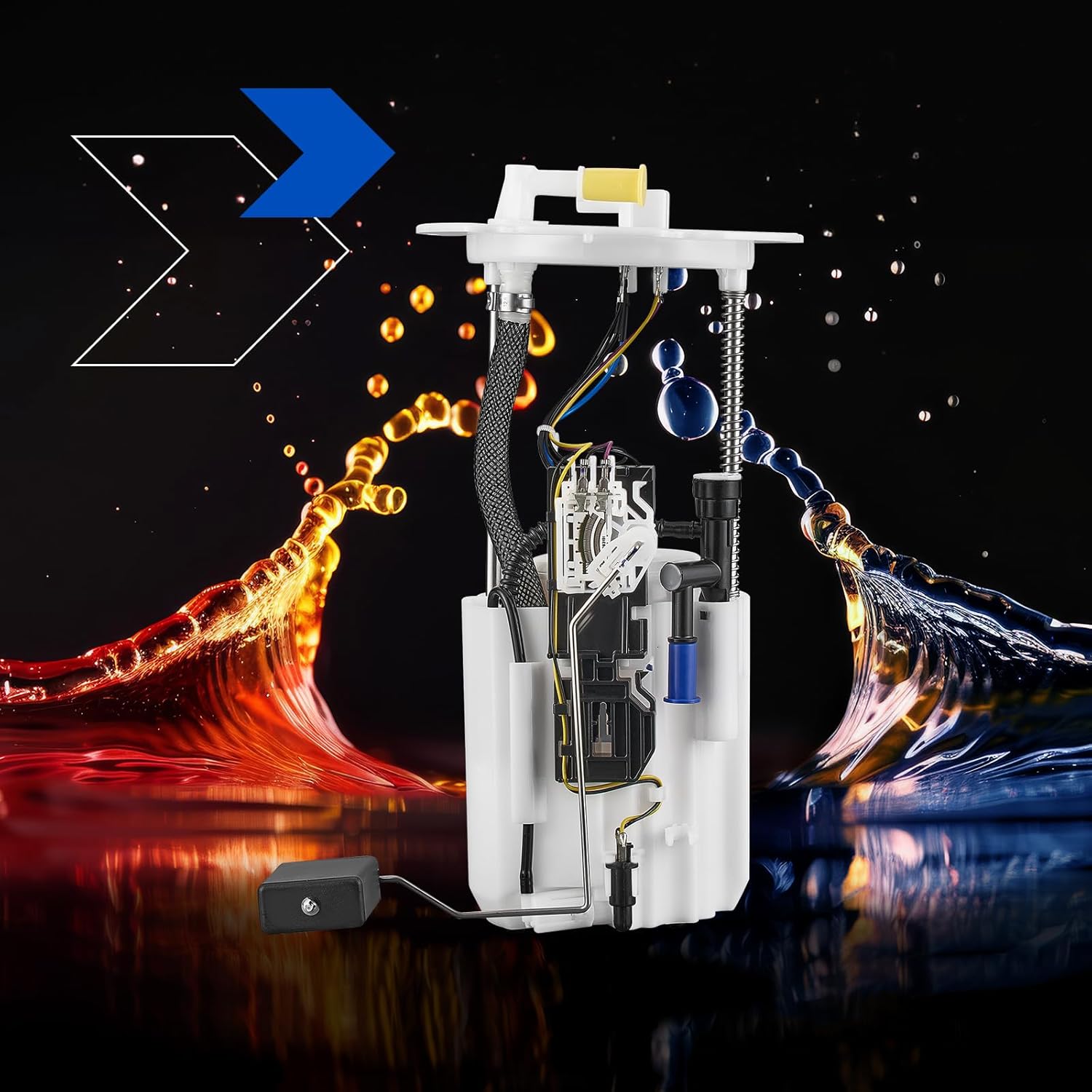 E8931M Fuel Pump Module Assembly Compatible with INFINITI QX50 2014-2017, EX37 2013, EX35 2008-2012, V6 3.7L 3.5L GAS, Replaces 170401BA0A, 170401BA0B, 170401BA0C