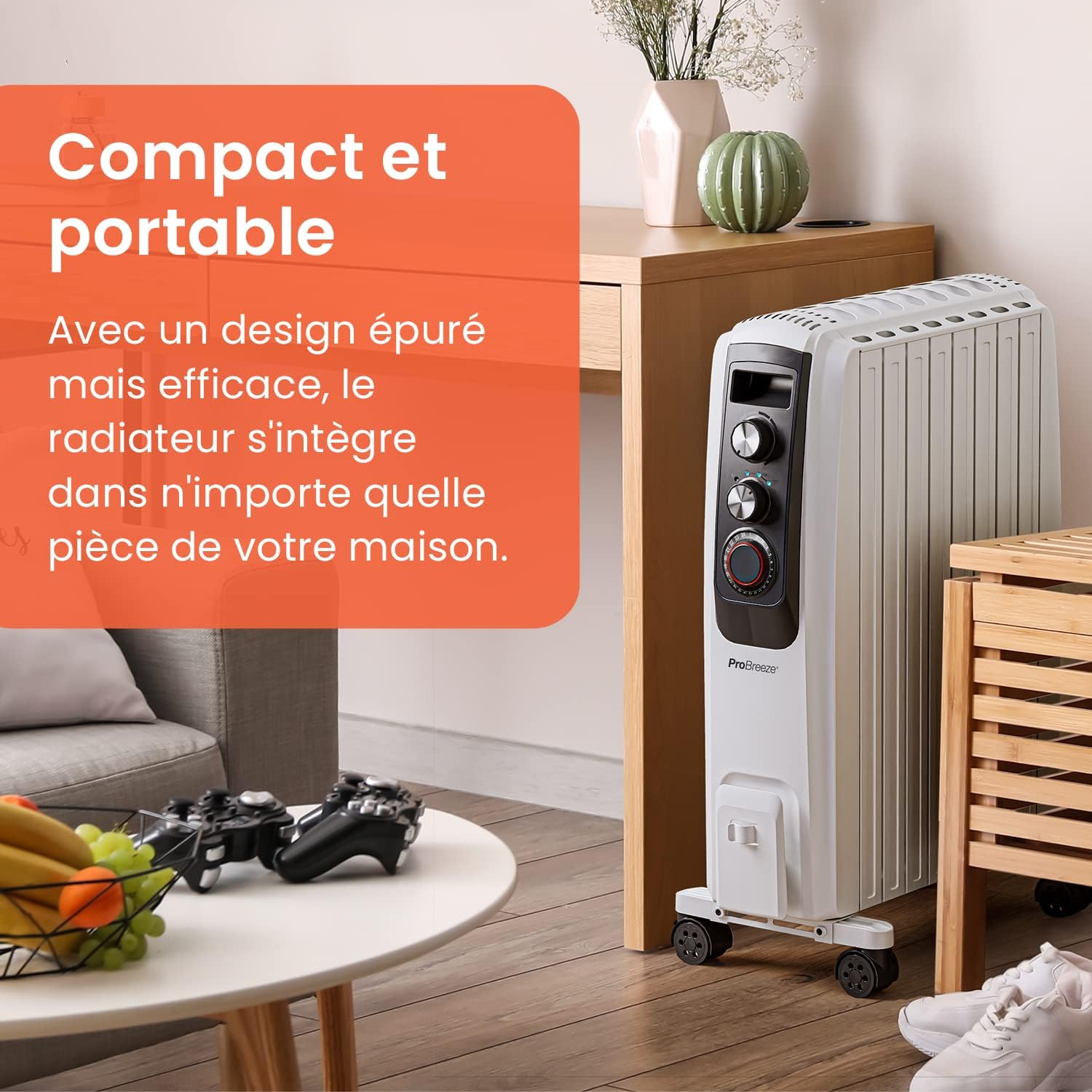 Pro Breeze Radiator in a room setting